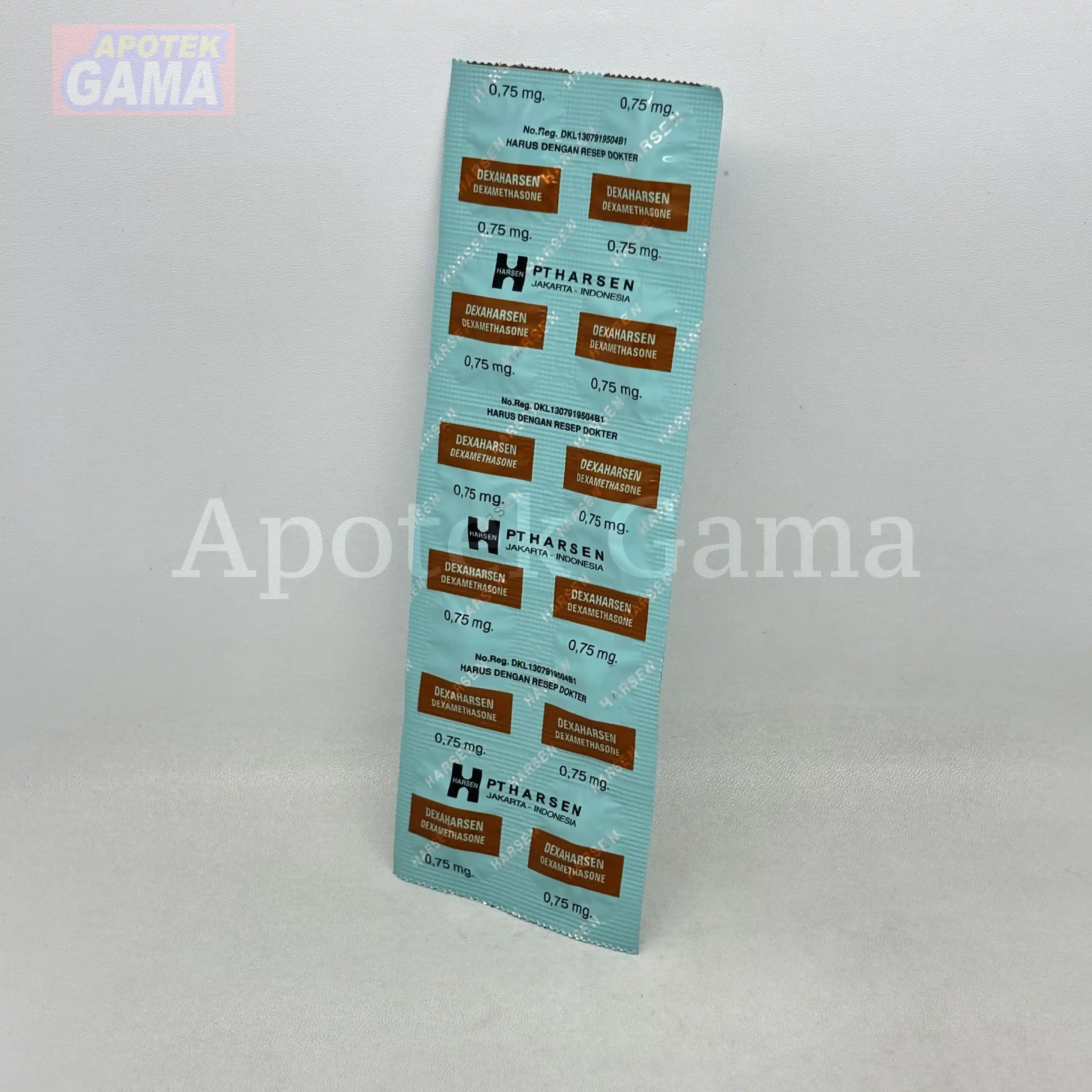 DEXAMETHASONE 0.75 MG STRIP
