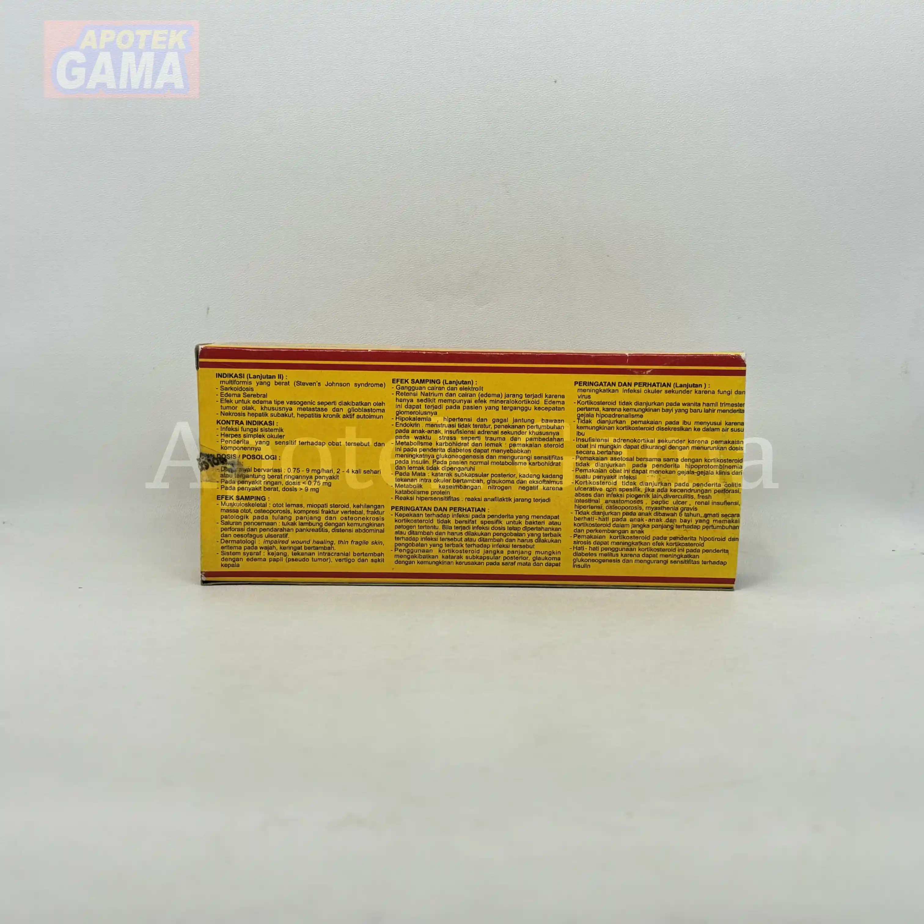MOLACORT 0.5 MG/100 TAB 3