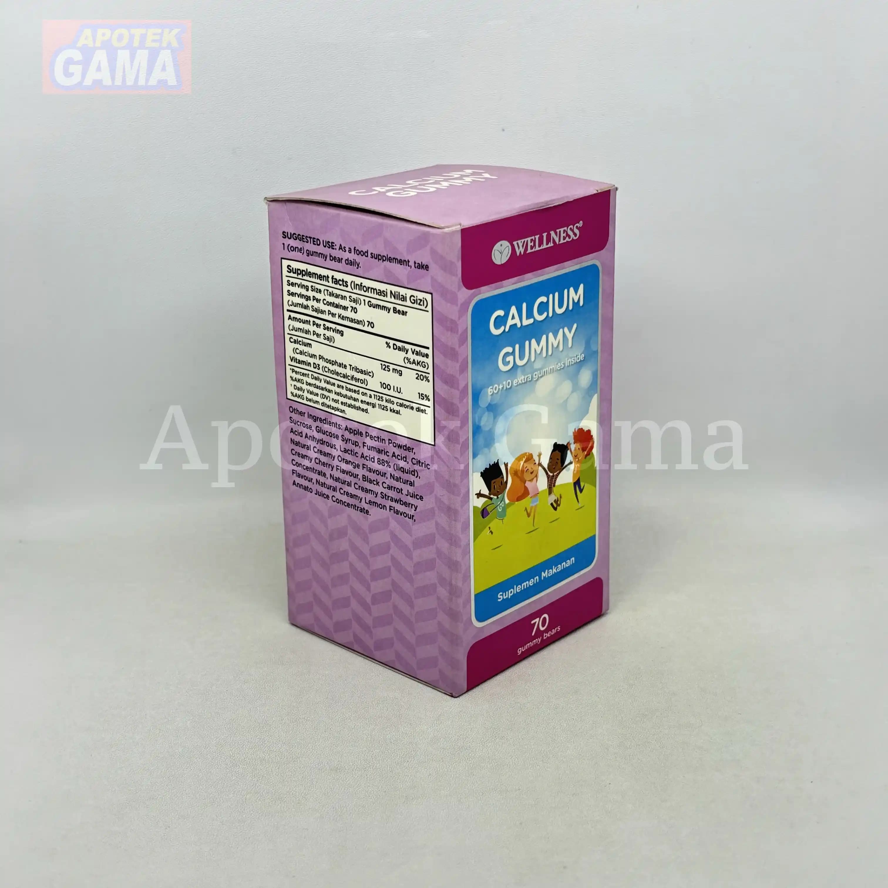 WELLNESS CALCIUM GUMMY 70S 3
