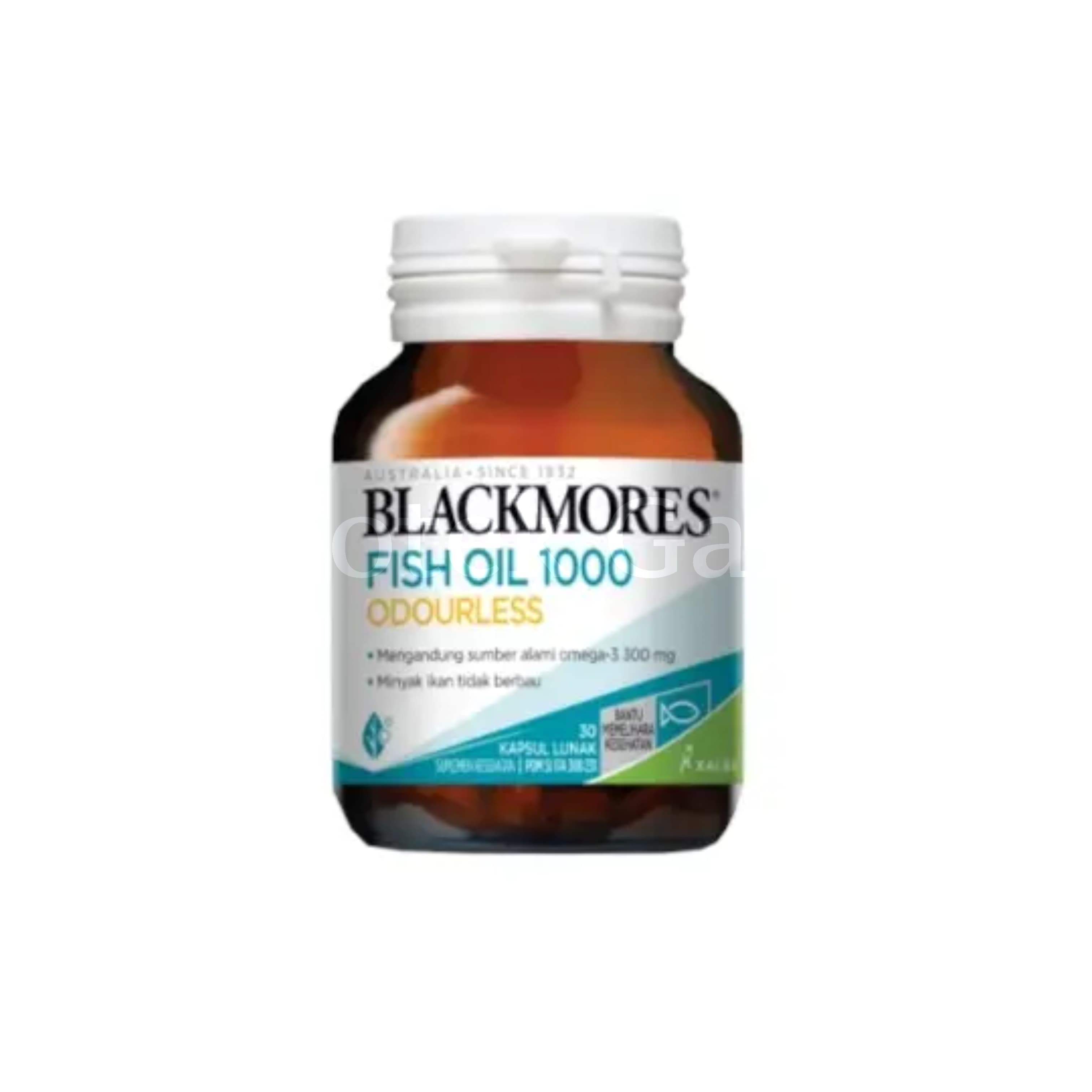BLACKMORES ODOURLESS FISH OIL 1000 30S
