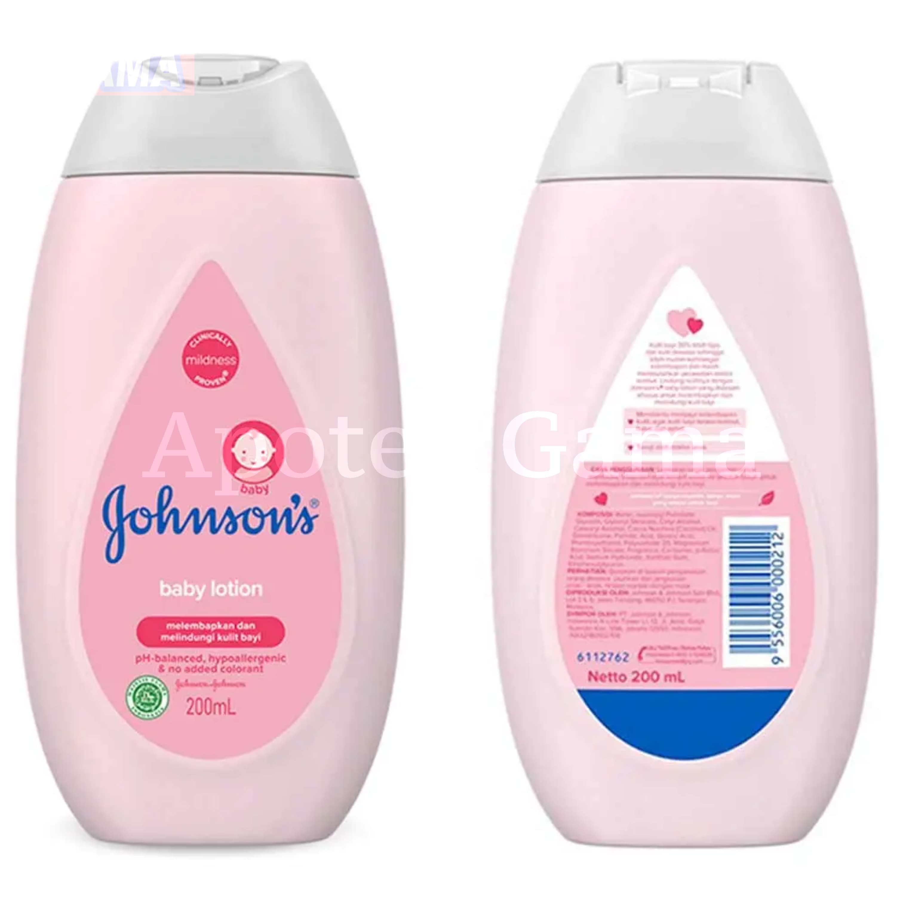 JOHNSONS BABY LOTION REGULER 200 ML