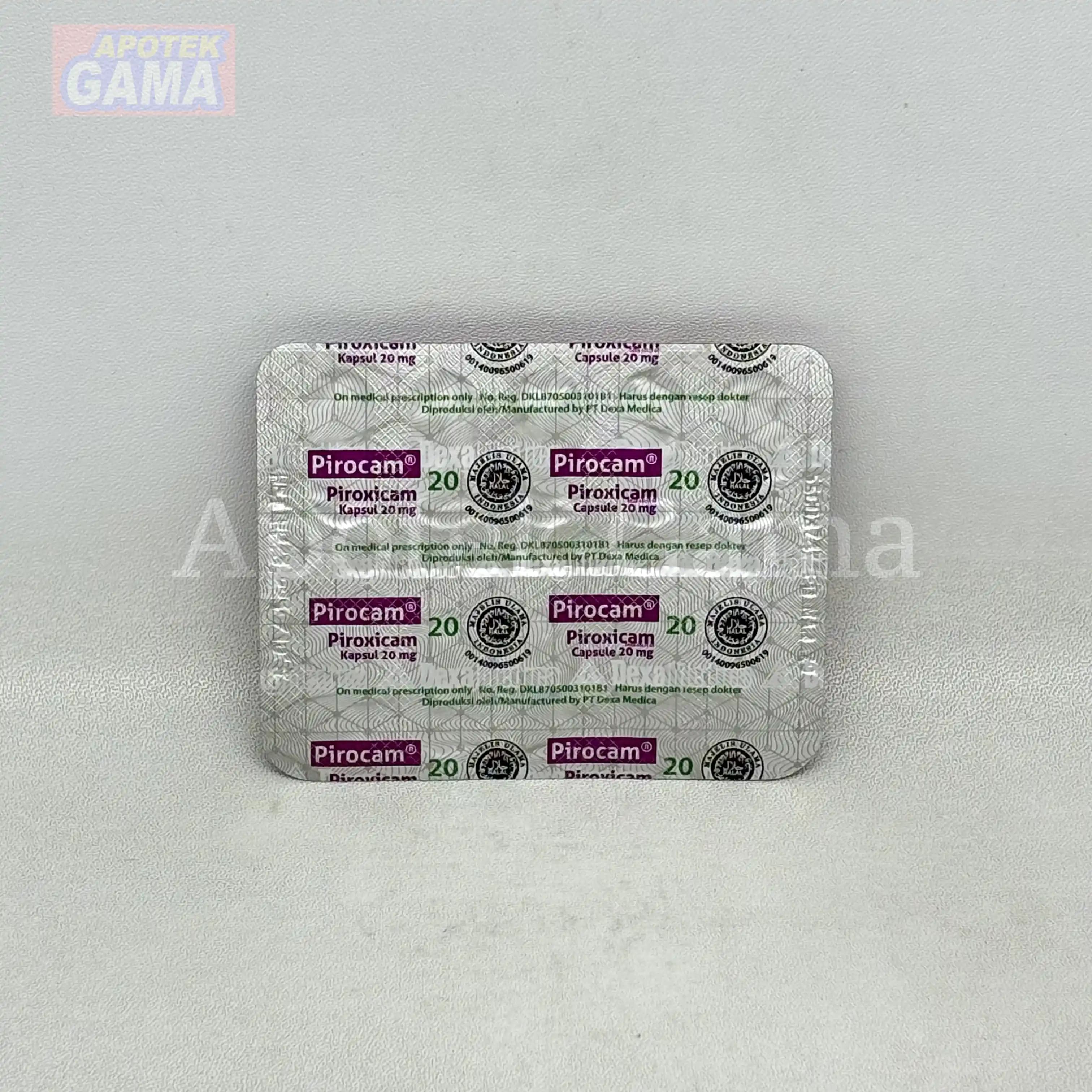 PIROCAM 20 MG TAB 4