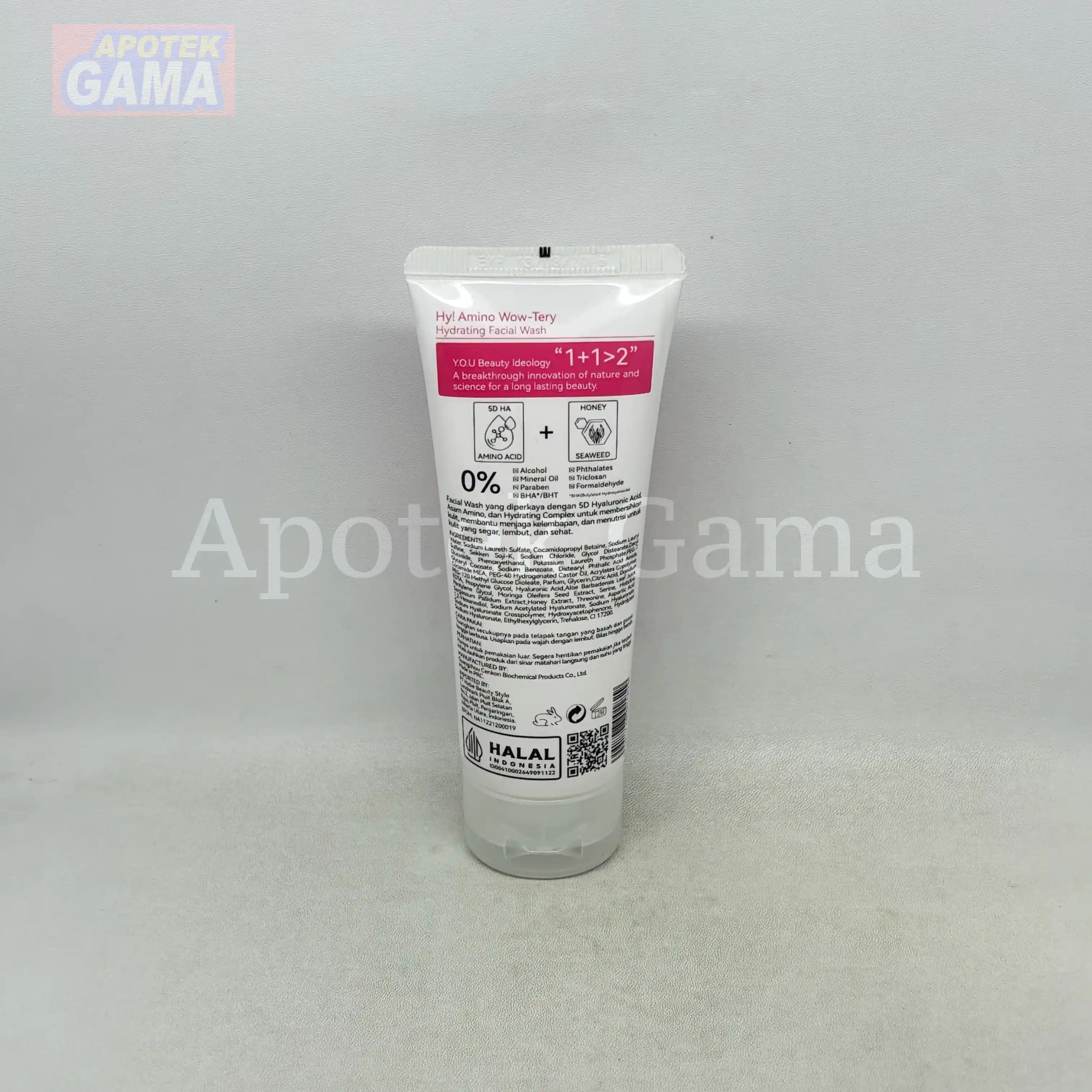 YOU HY AMINO WOW TERY FACIAL WASH 50 GR 5