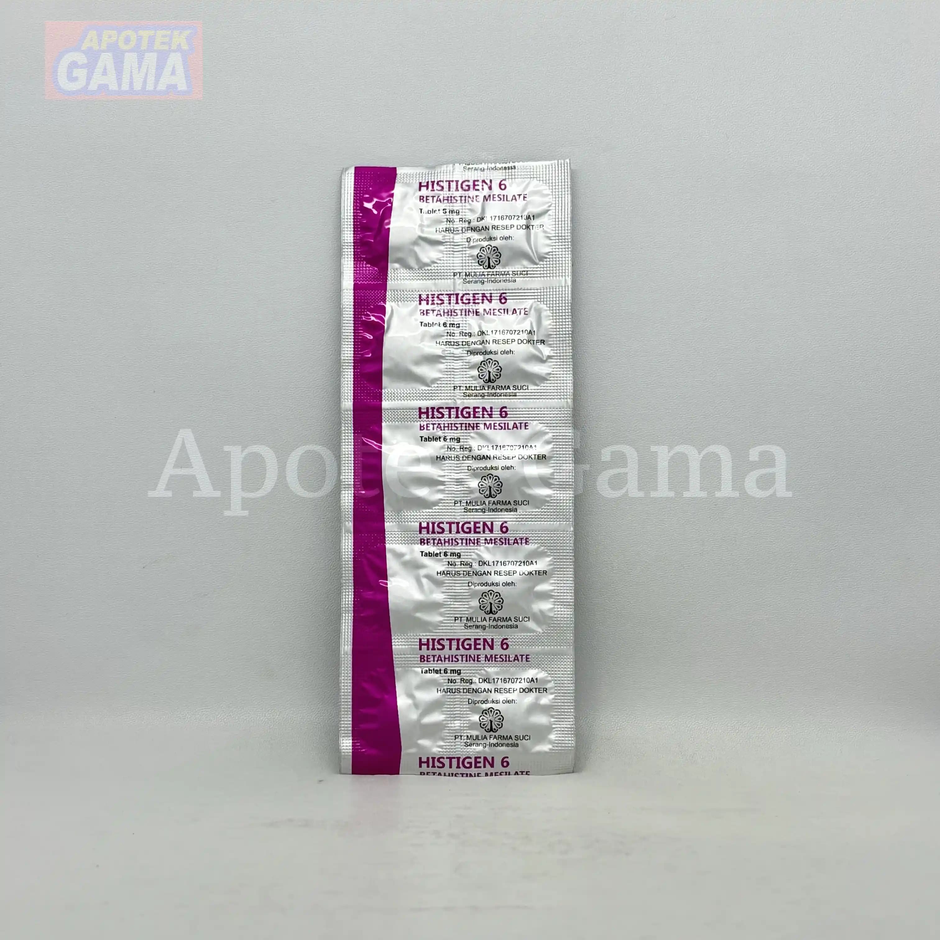 HISTIGEN TAB 6MG 4