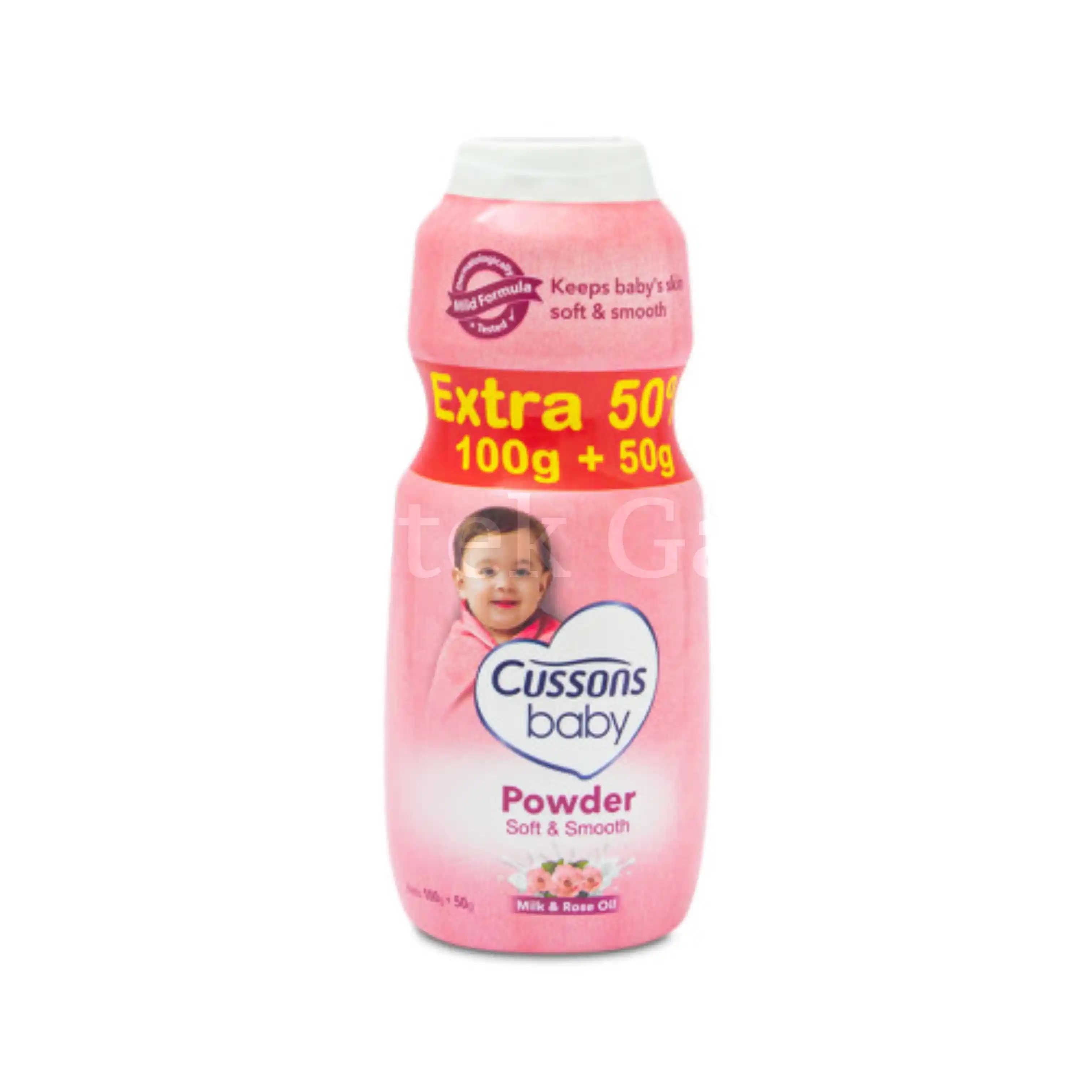 CUSSONS BABY POWDER SOFT & SMOOTH 100 GR