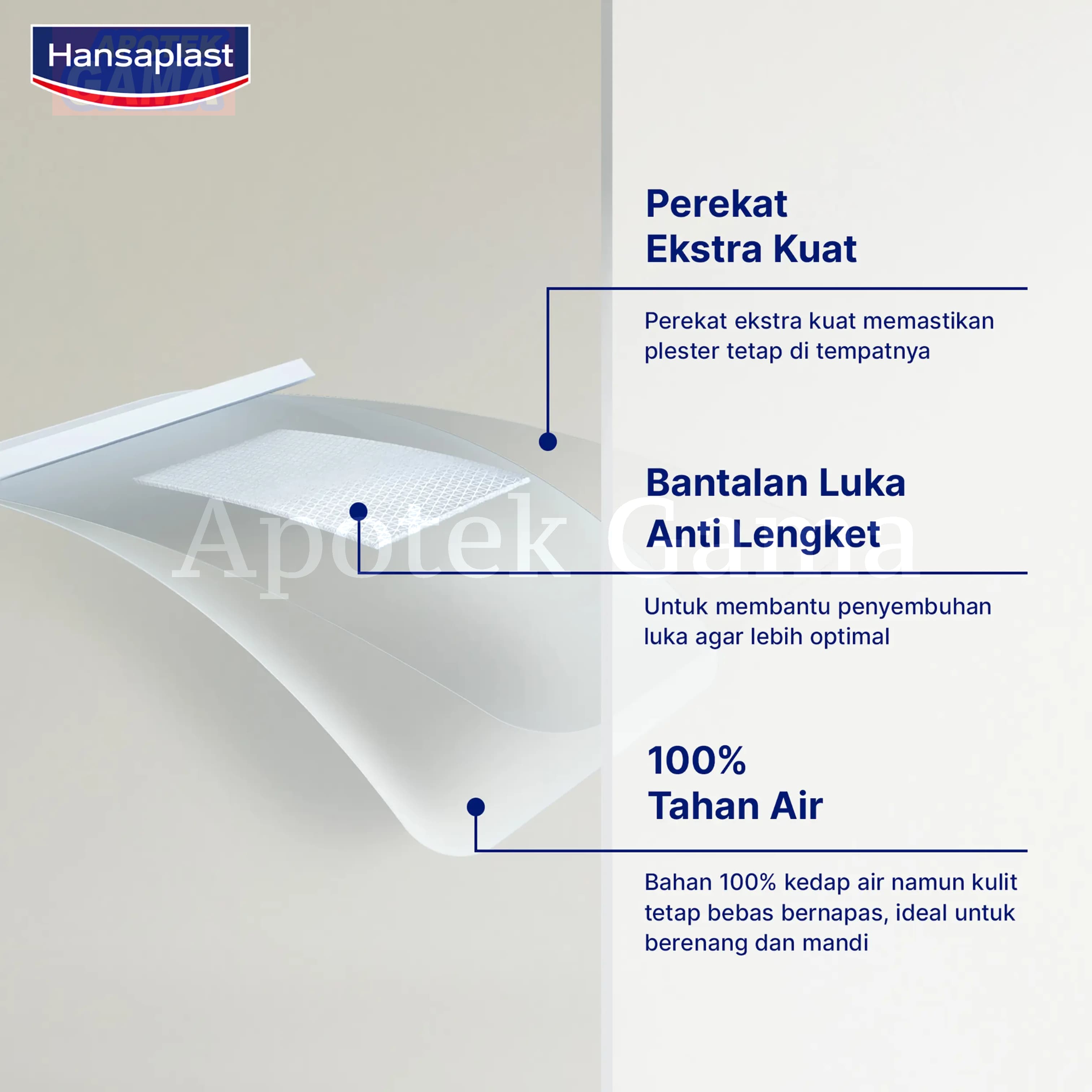 HANSAPLAST AQUA PROT STERIL XL6X7CM 5PCS 2