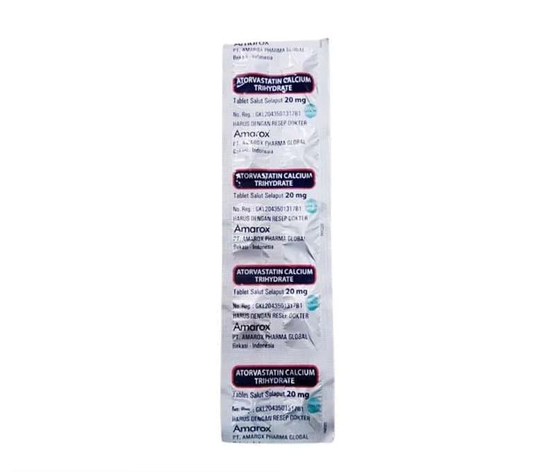 ATORVASTATIN 20 MG (GEN) AMAROX 2
