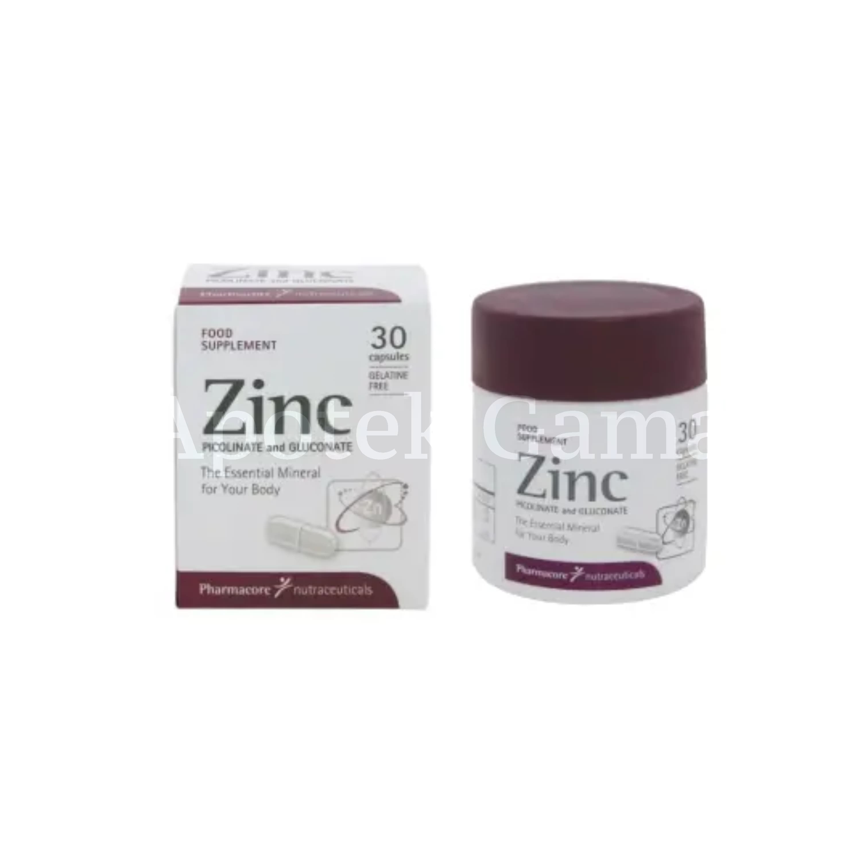 ZINC PICOLINATE GLUCONATE 30 CAPSUL 2