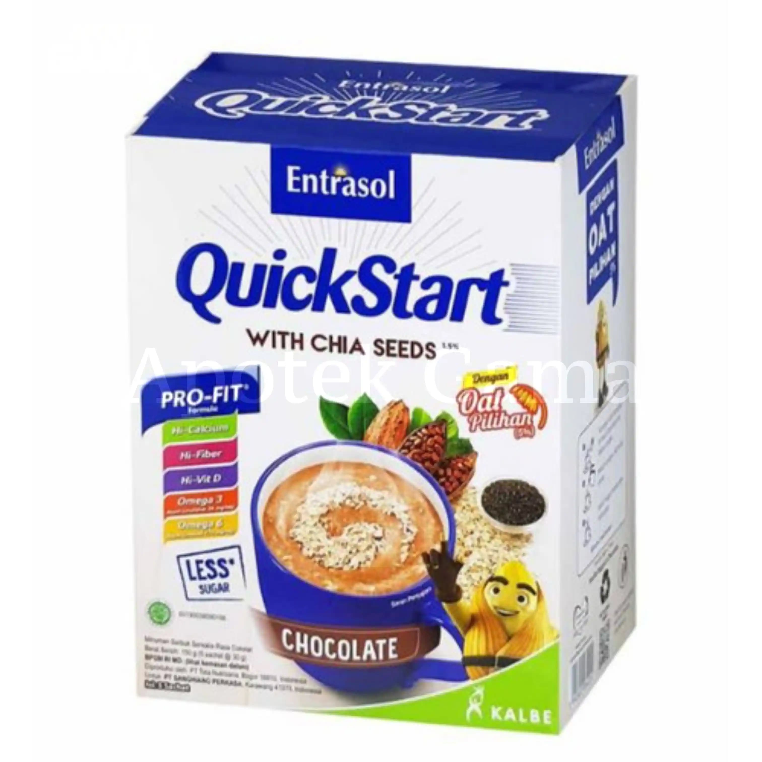 ENTRASOL QUICK COKELAT 5X30GR