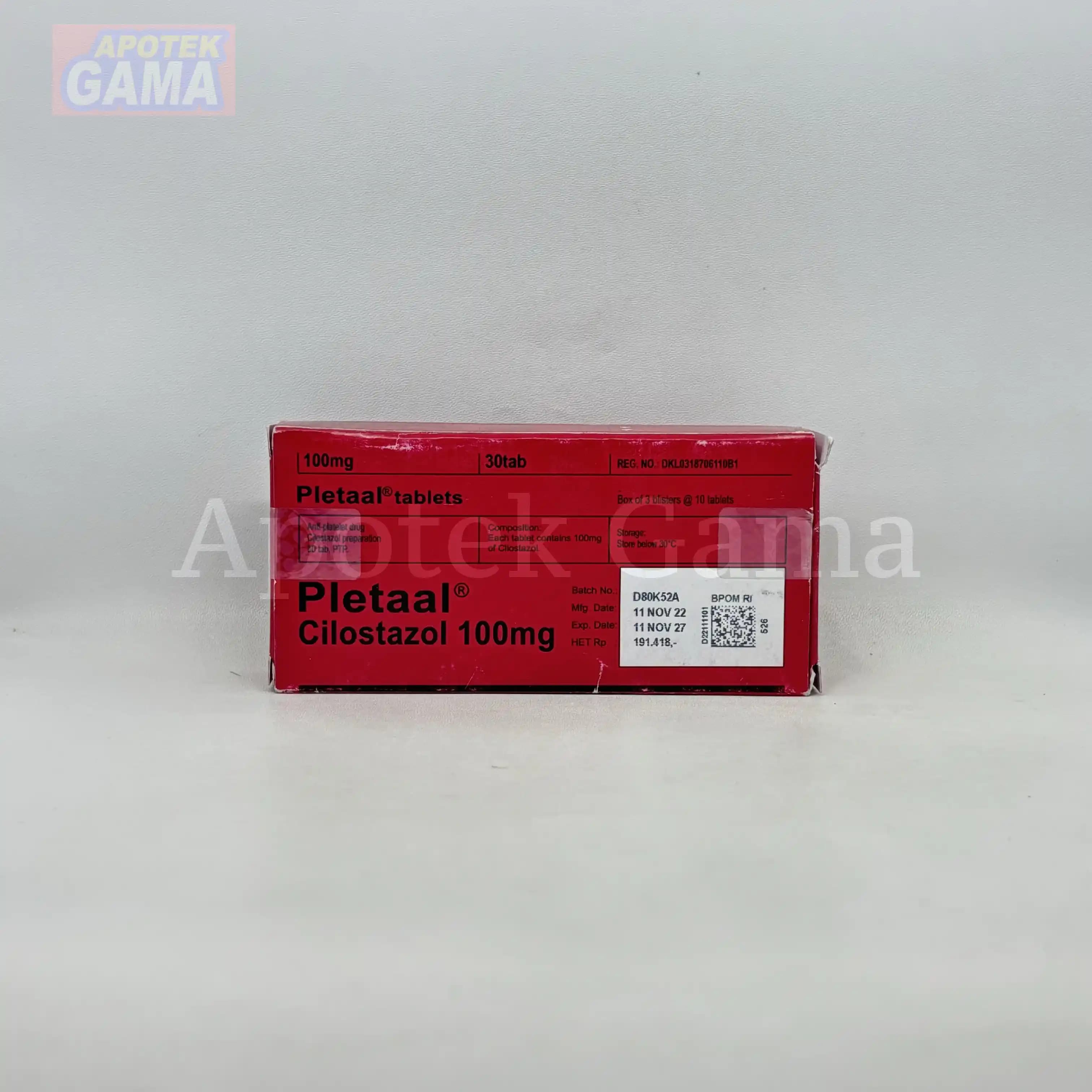 PLETAAL 100MG/30 TAB 6