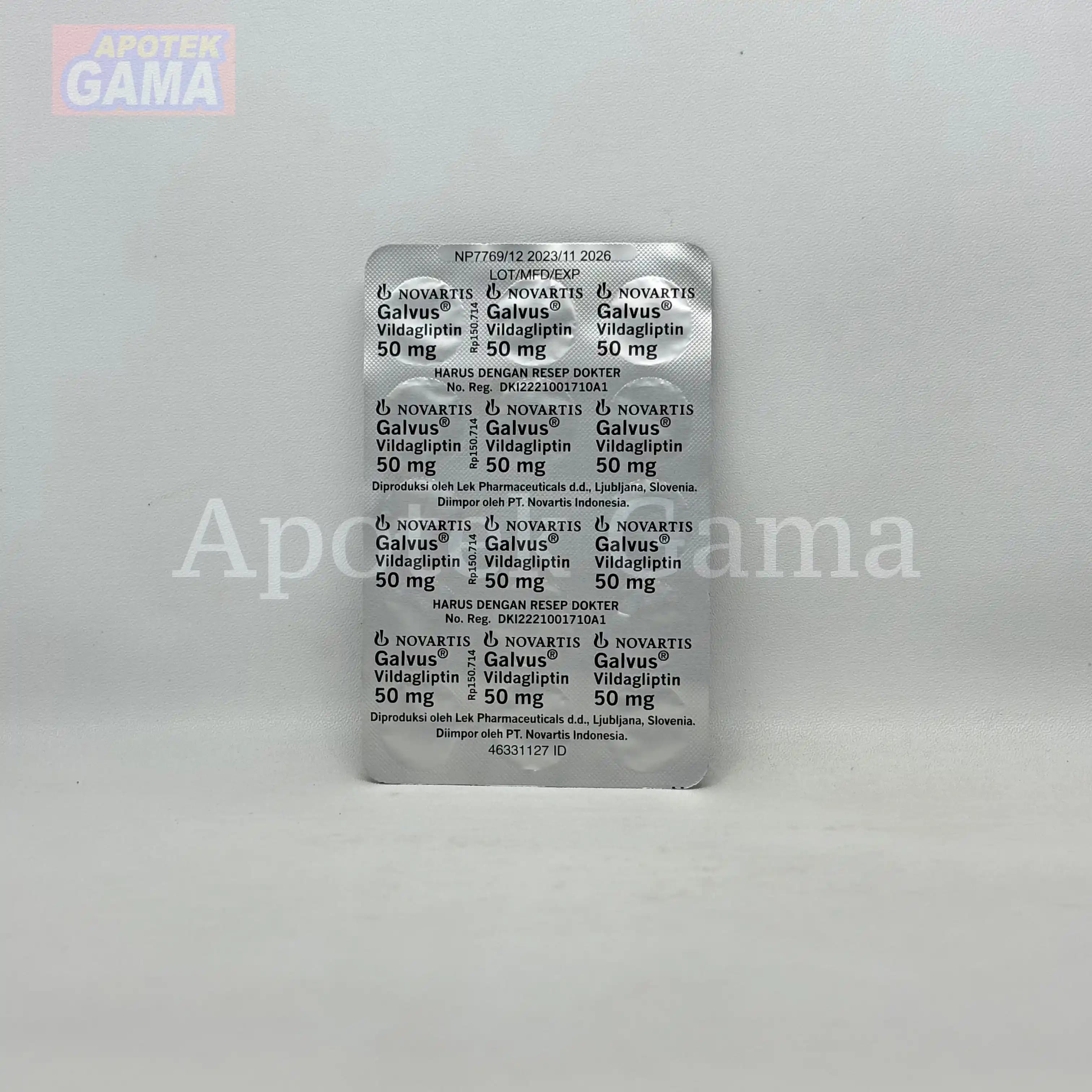 GALVUS 50 MG/28 TAB 4
