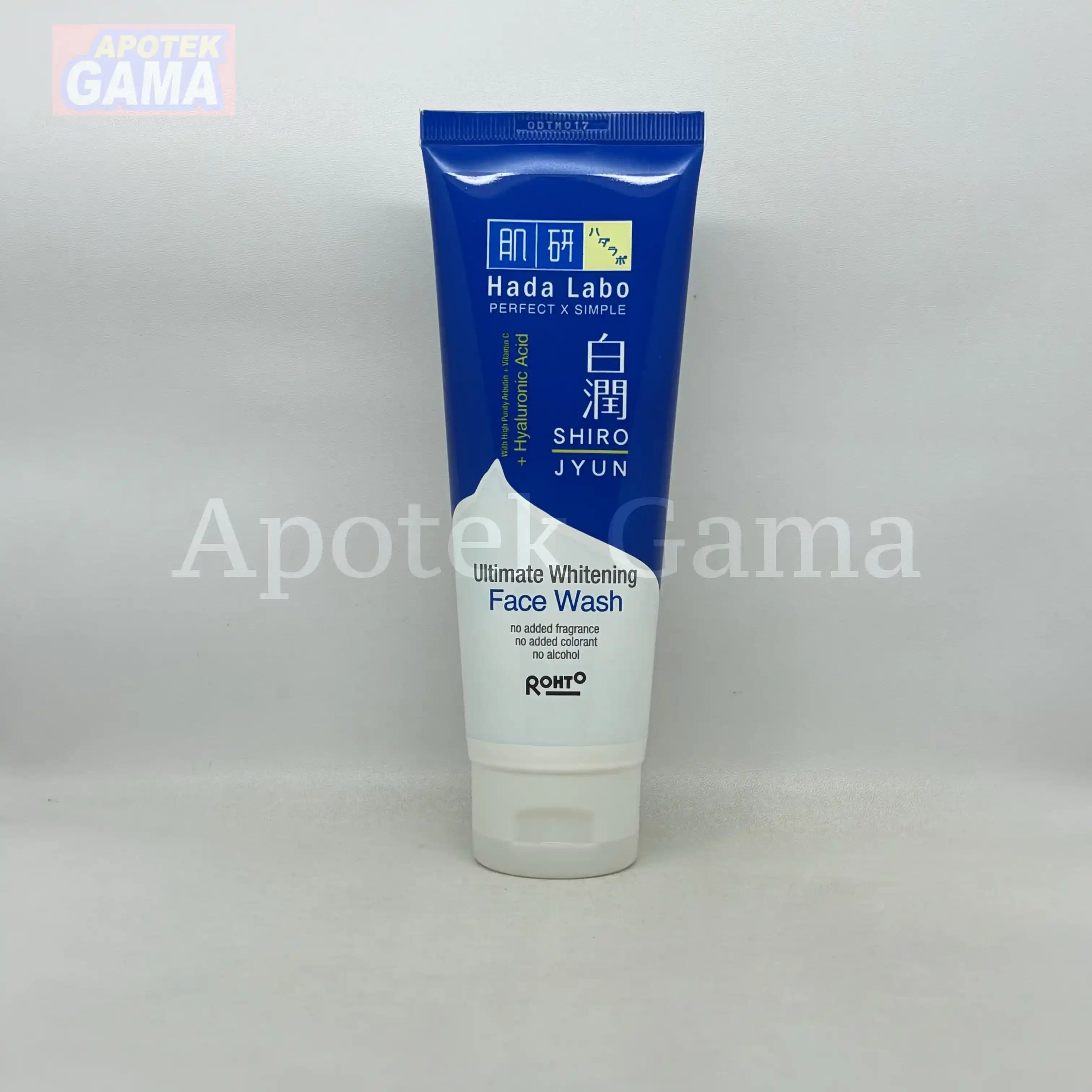 HADA LABO SHIROJYUN ULTIMATE WHITENING FACE WASH 100GR 3