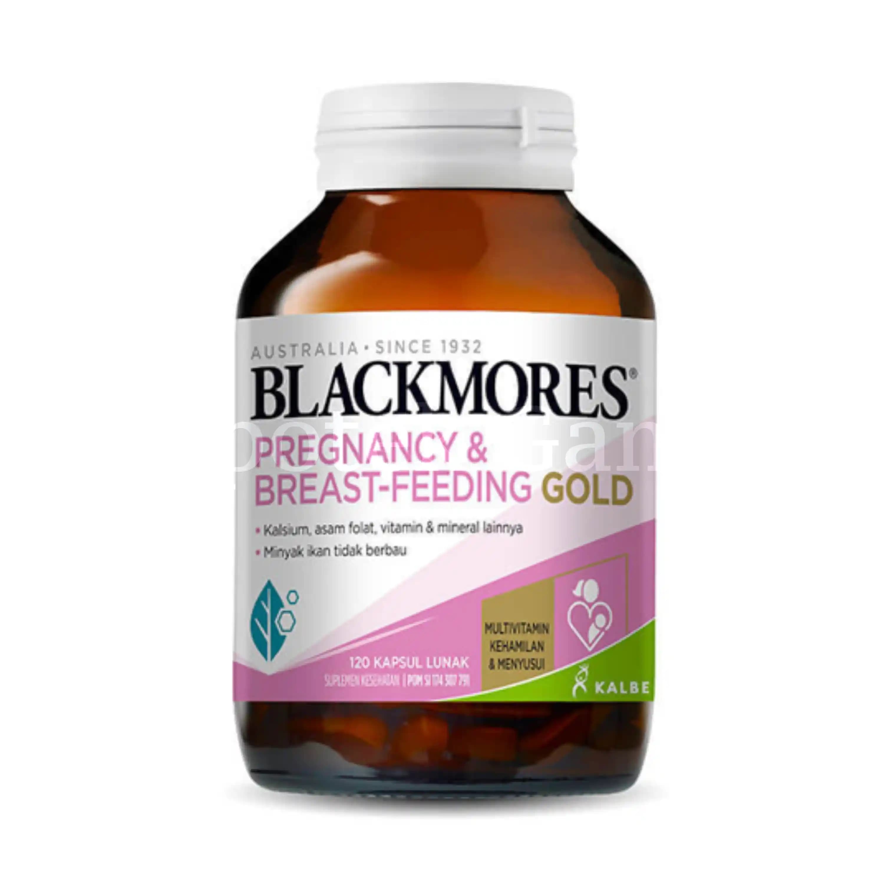 BLACKMORES PREGNANCY & BF GOLD 60S NEW REFORMULASI