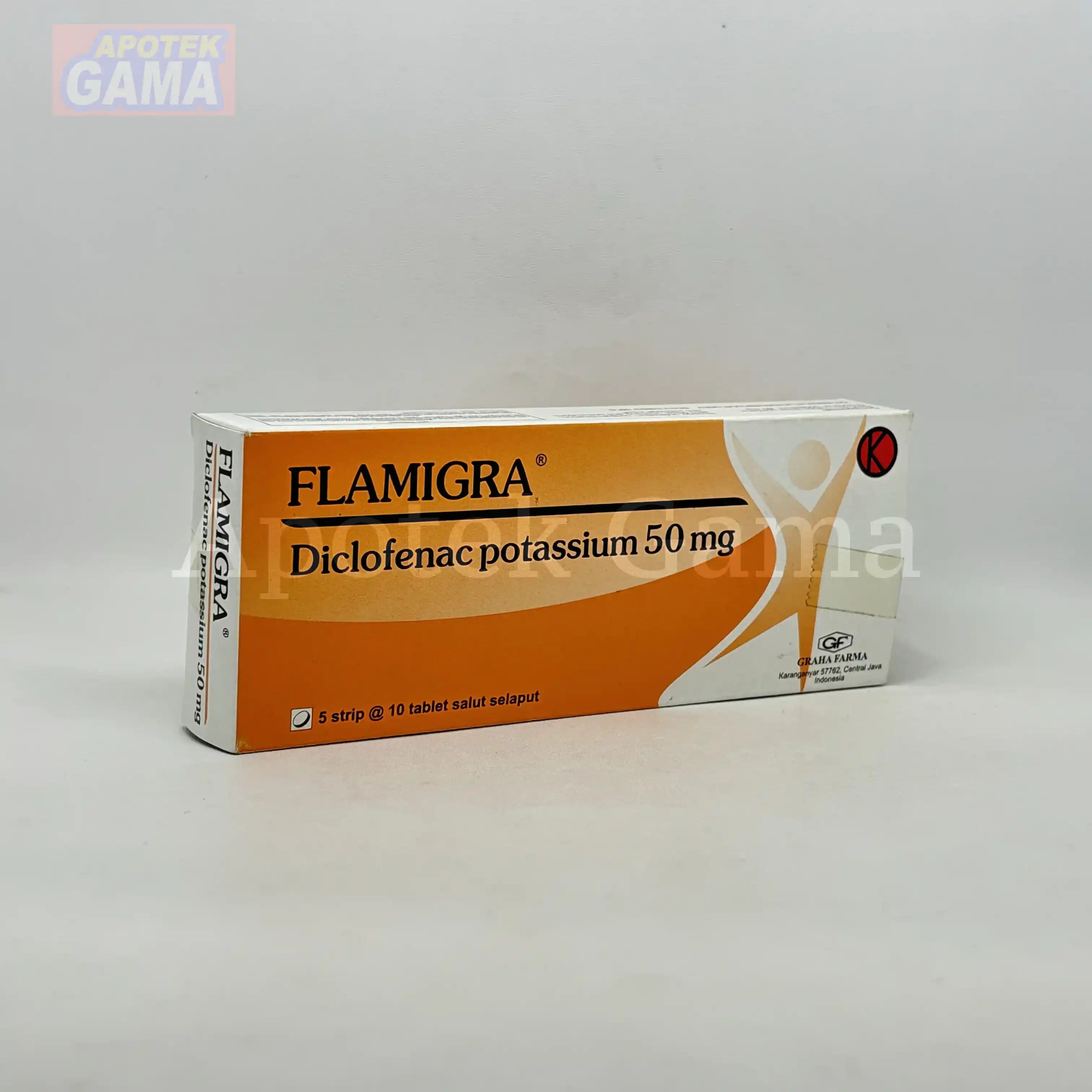 FLAMIGRA TAB 50MG 4