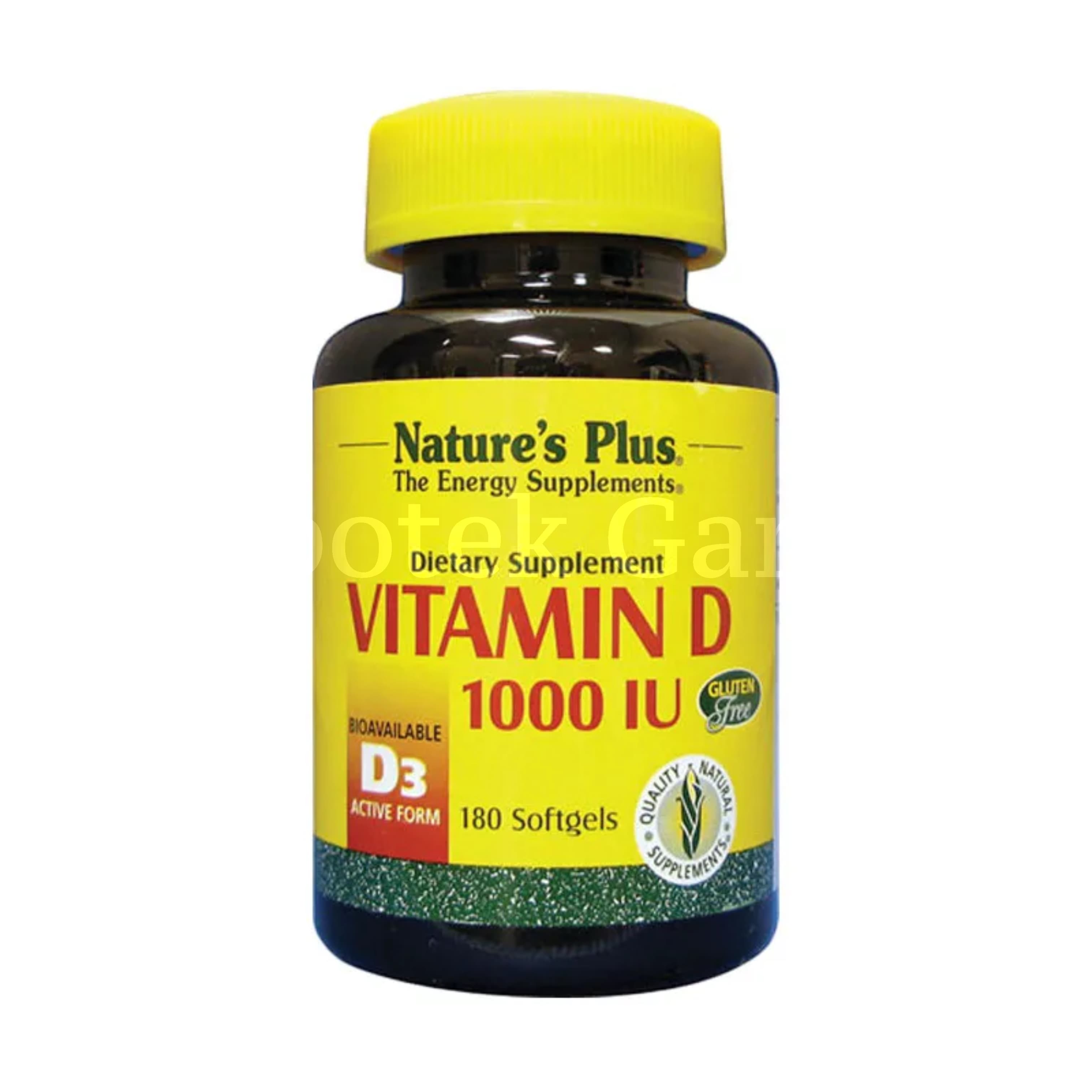NATURES PLUS VITAMIN D3 1000I.U 180S 2