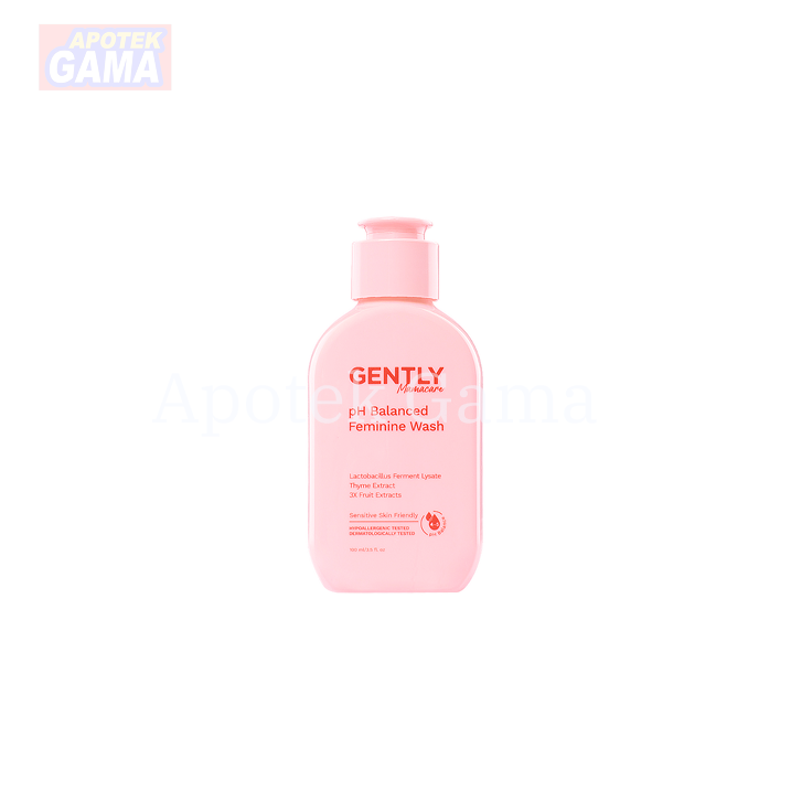 GENTLY MAMACARE PH BALANCED FEMININE WASH 100ML