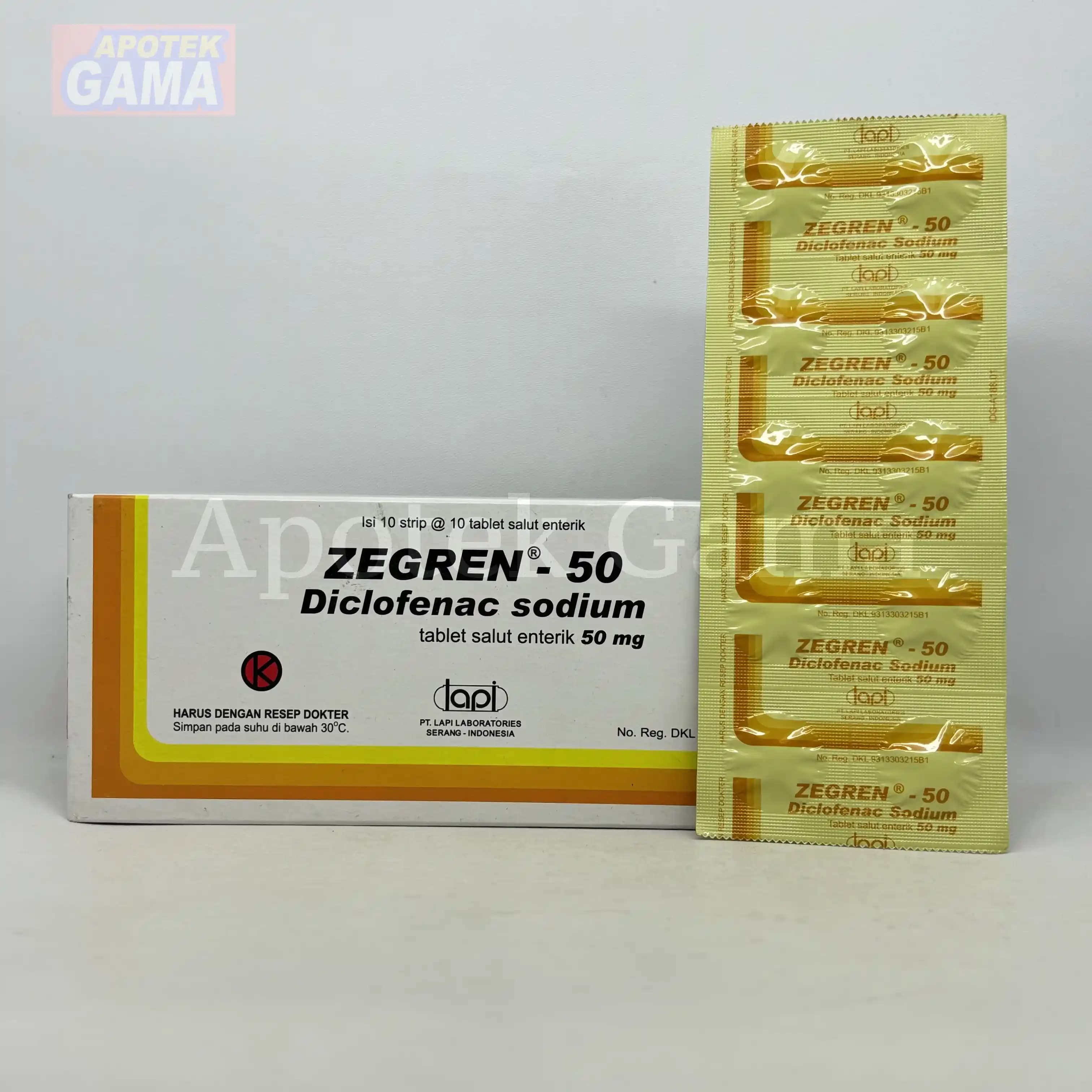 ZEGREN 50 MG TAB 5