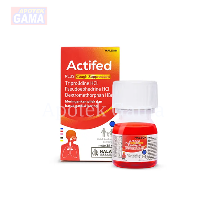 ACTIFED MERAH 25 ML SYR