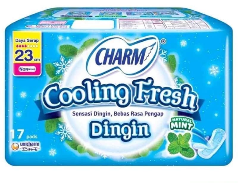 CHARM SOFTEX COOLING FRESH 23CM ISI 17