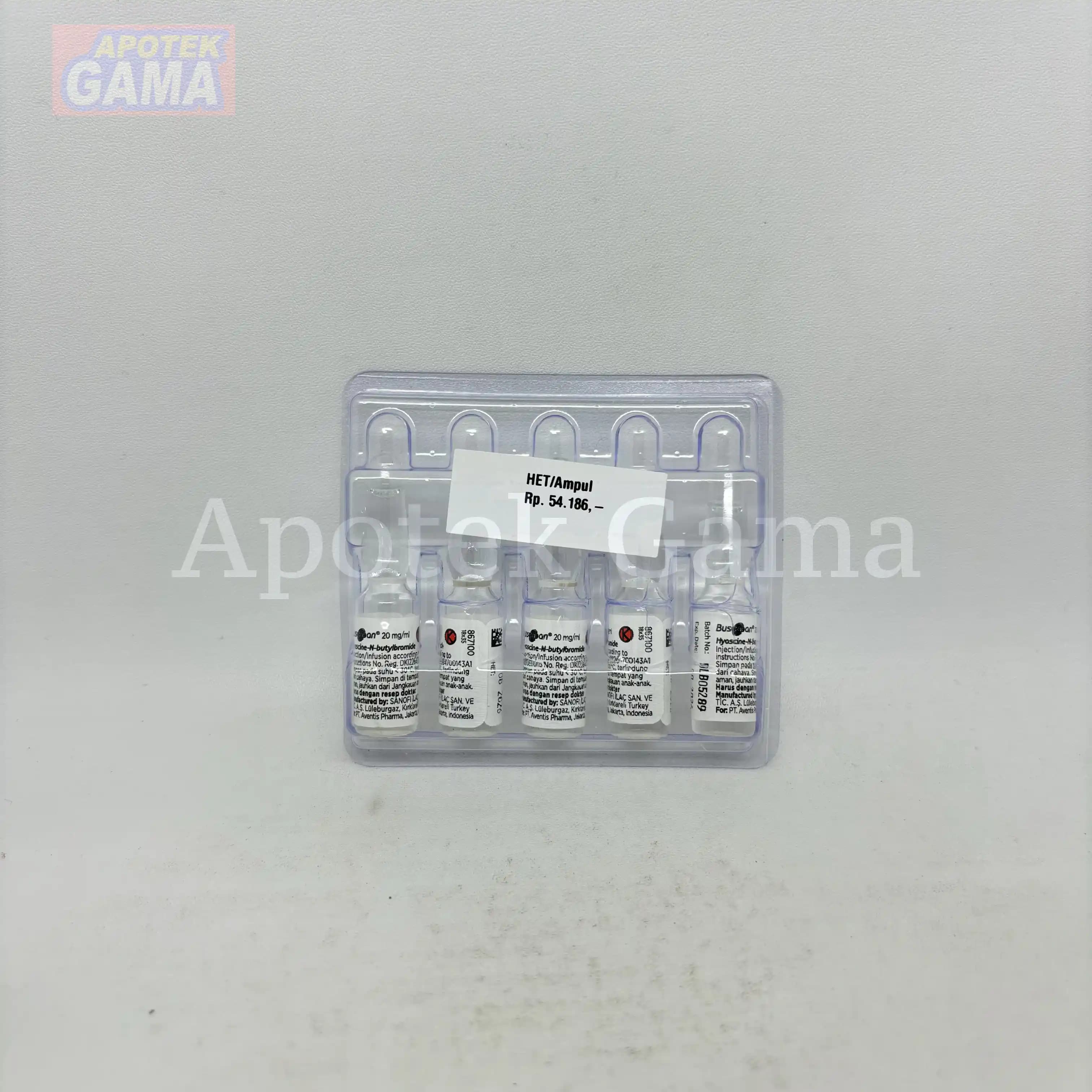 BUSCOPAN INJ 20 MG 2