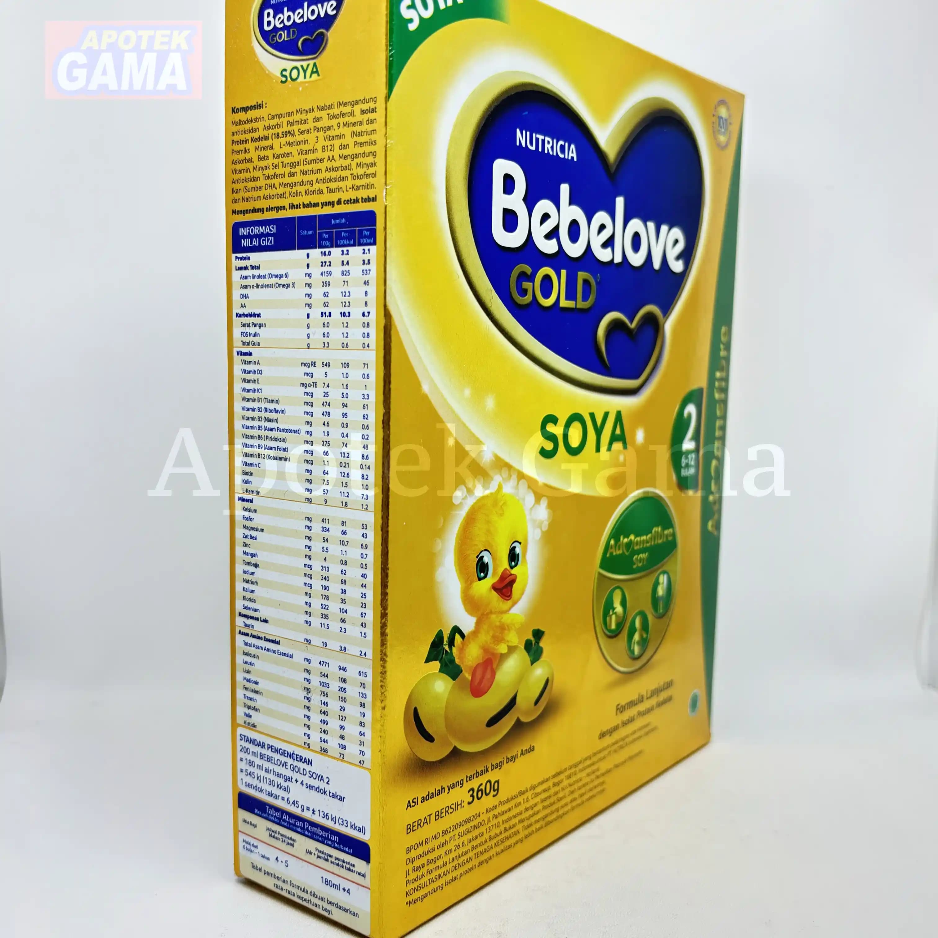 BEBELOVE GOLD 2 SOYA 360 GR 2