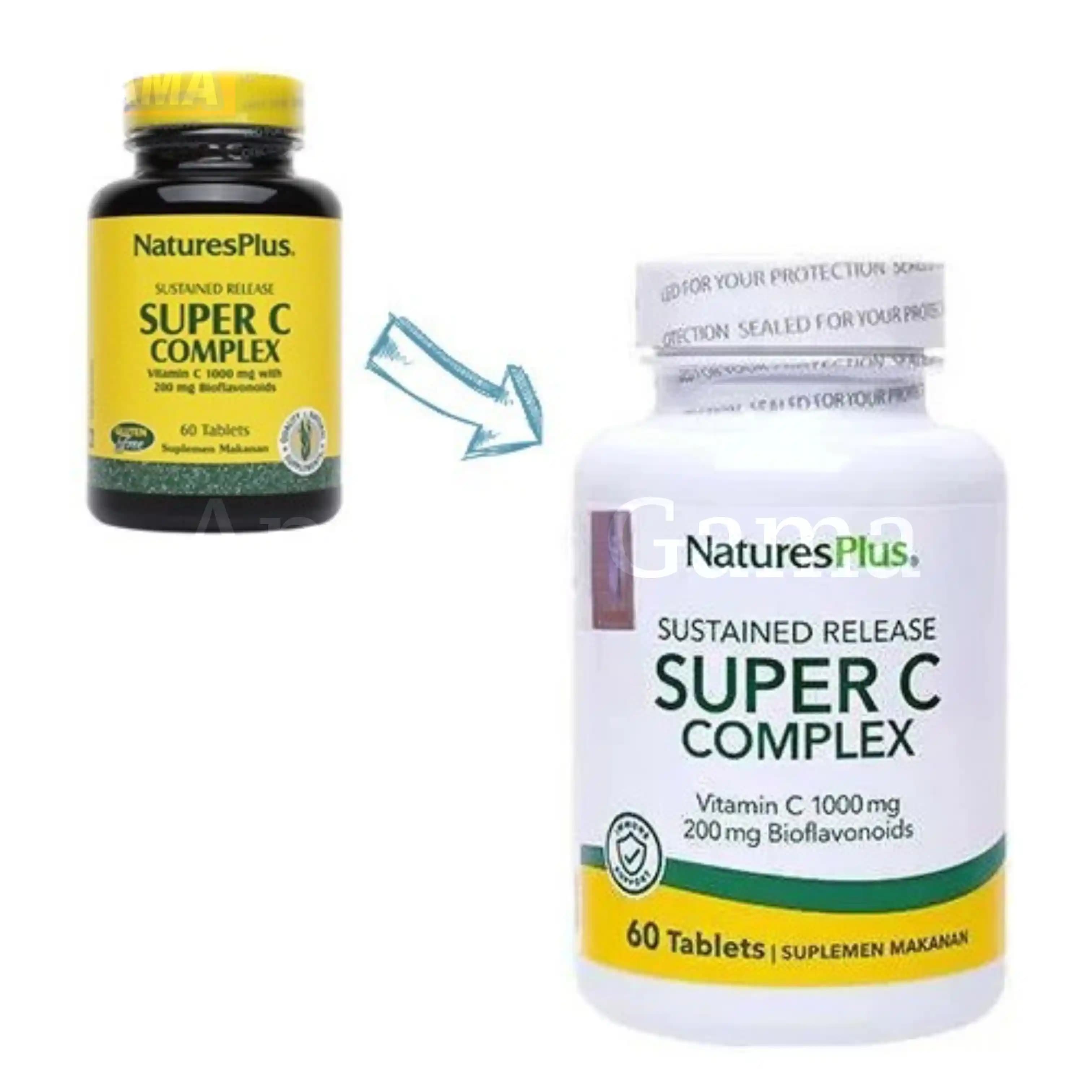 NATURES PLUS SUPER C COMPLEX 60S 2