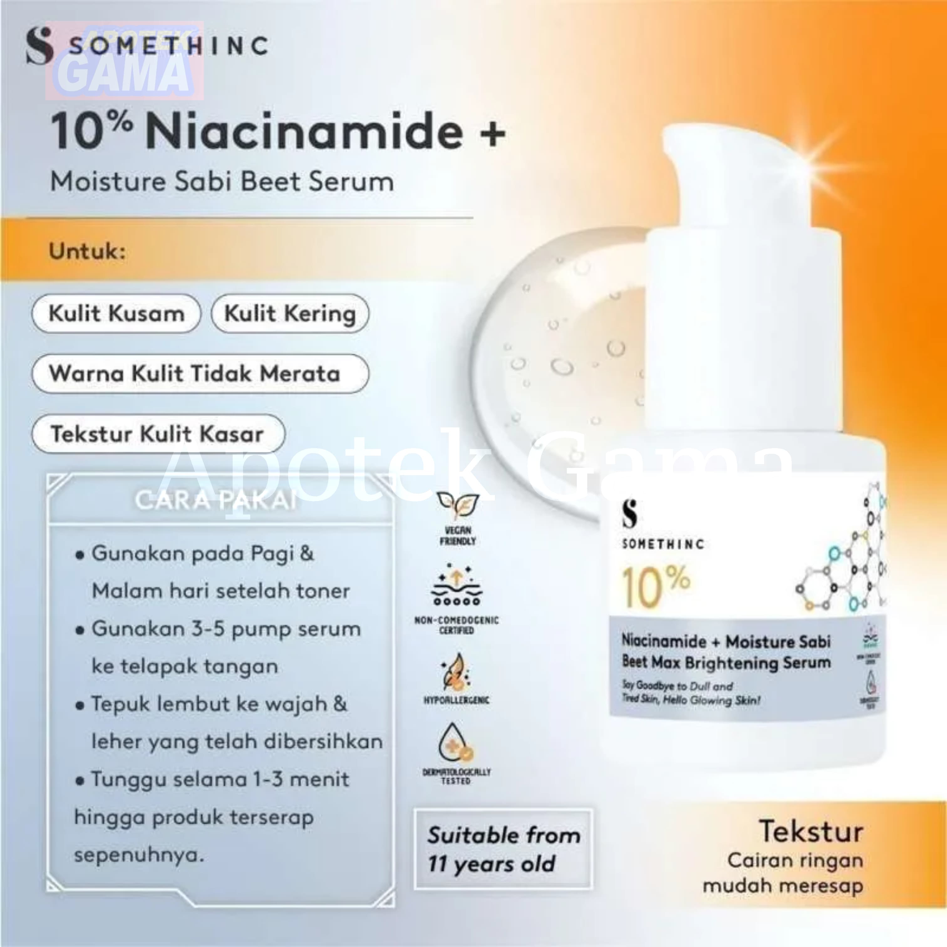 SOMETHINC 5% NIACINAMIDE + MOISTURE SABI BEET SERUM 20ML 2