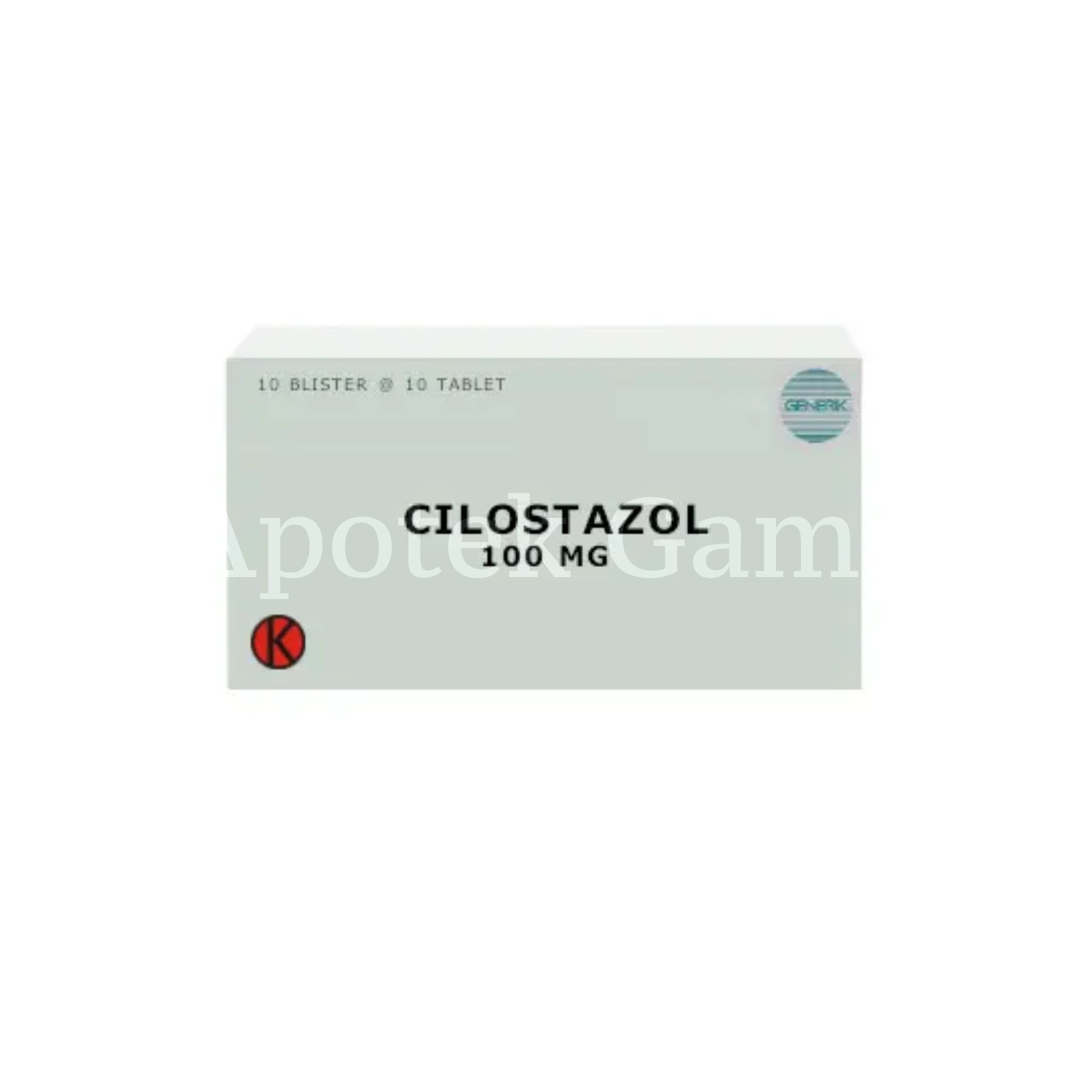 CILOSTAZOL 100MG GEN/30 TAB