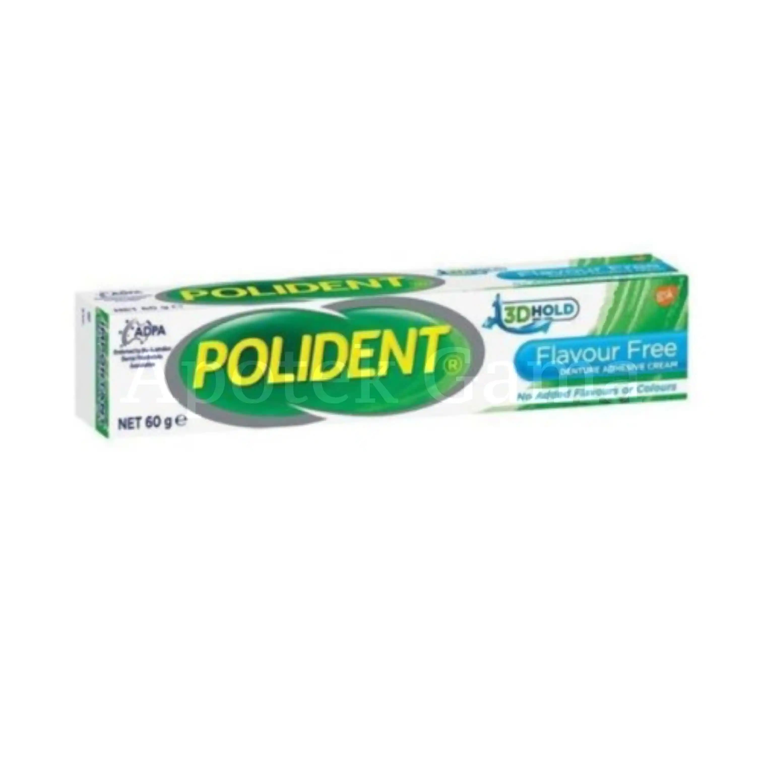 POLIDENT FLAVOUR FREE 60 GRAM