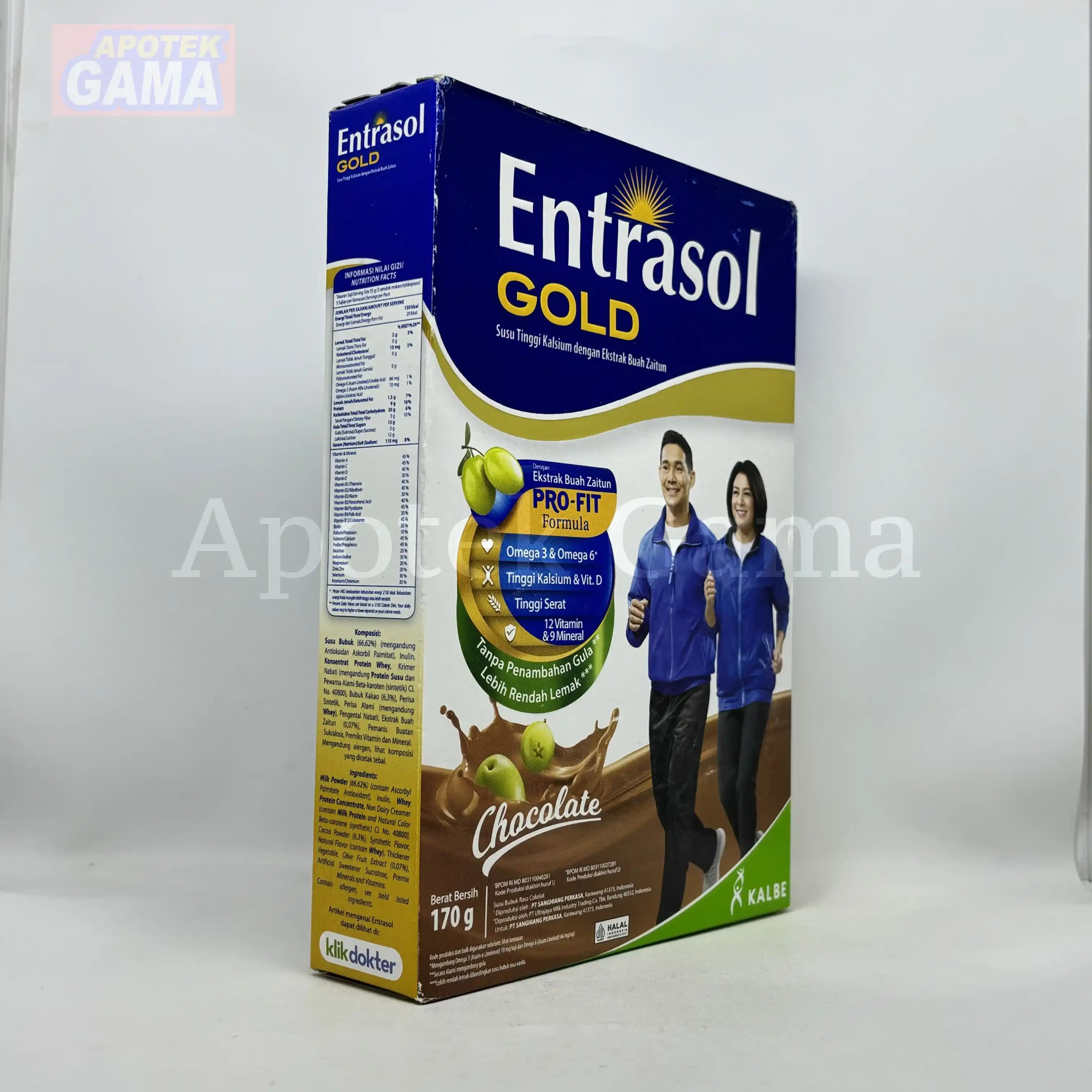 ENTRASOL GOLD COKLAT 170 G