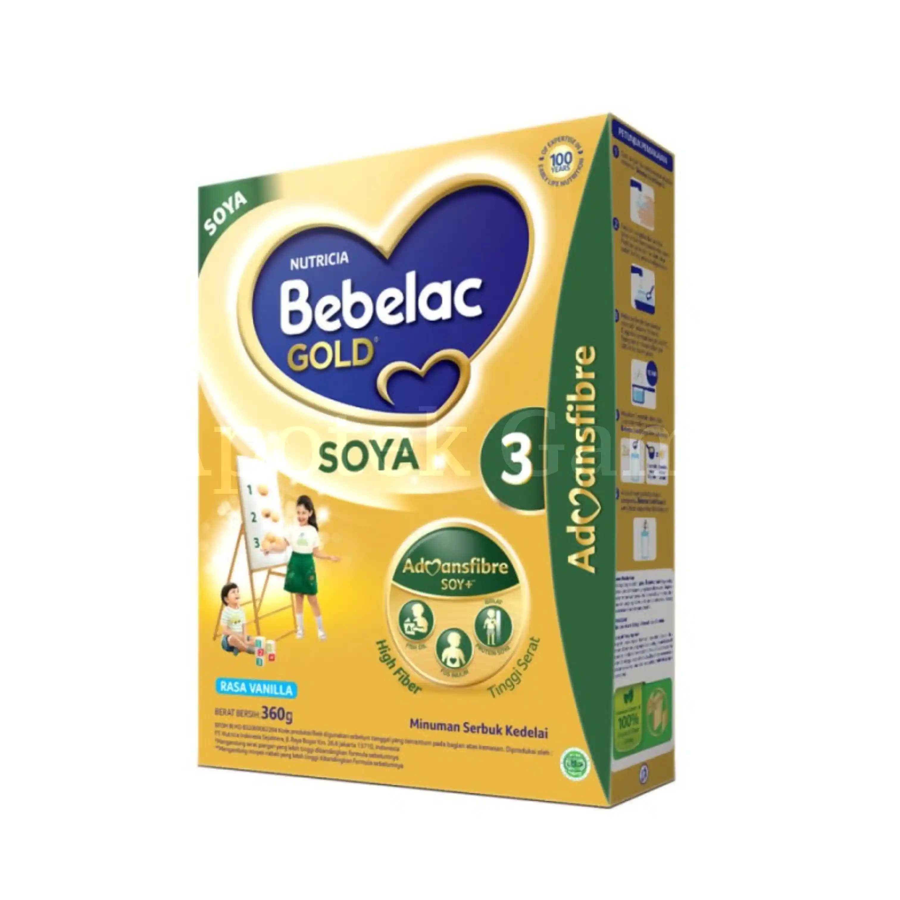 BEBELAC GOLD 3 SOYA VANILA 360 GR