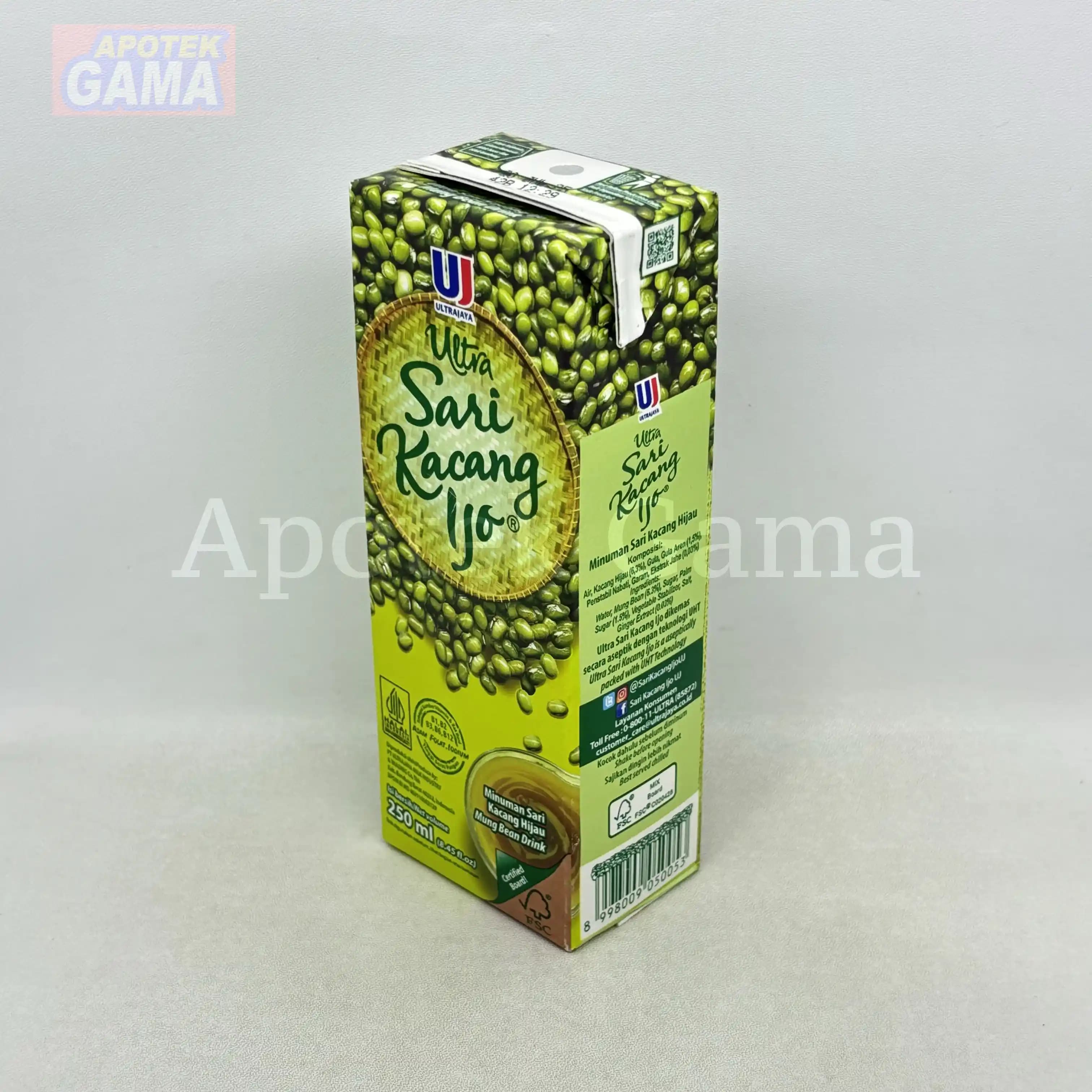 ULTRA JAYA SARI KACANG IJO 250ML 4