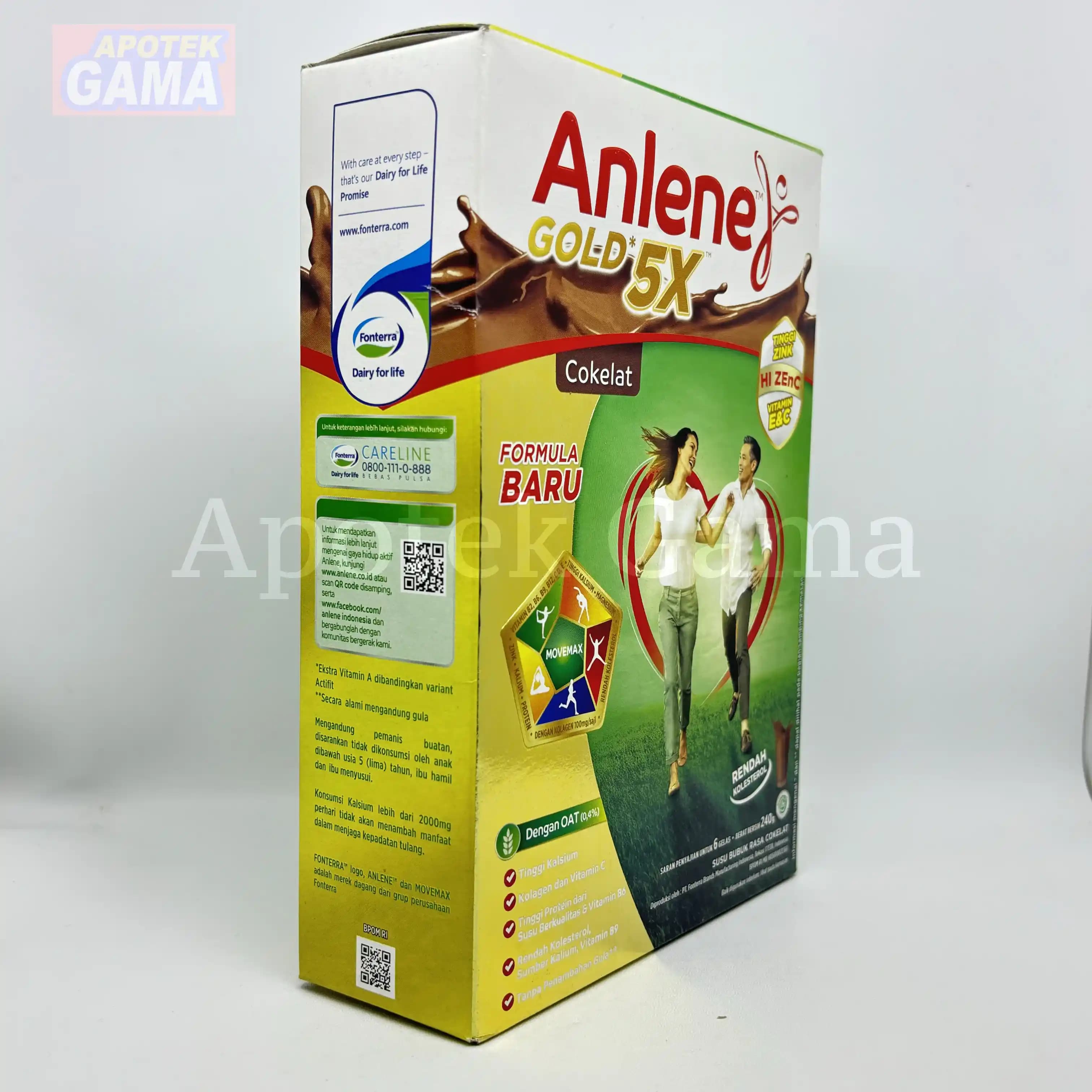 ANLENE GOLD COKLAT 250 G 5