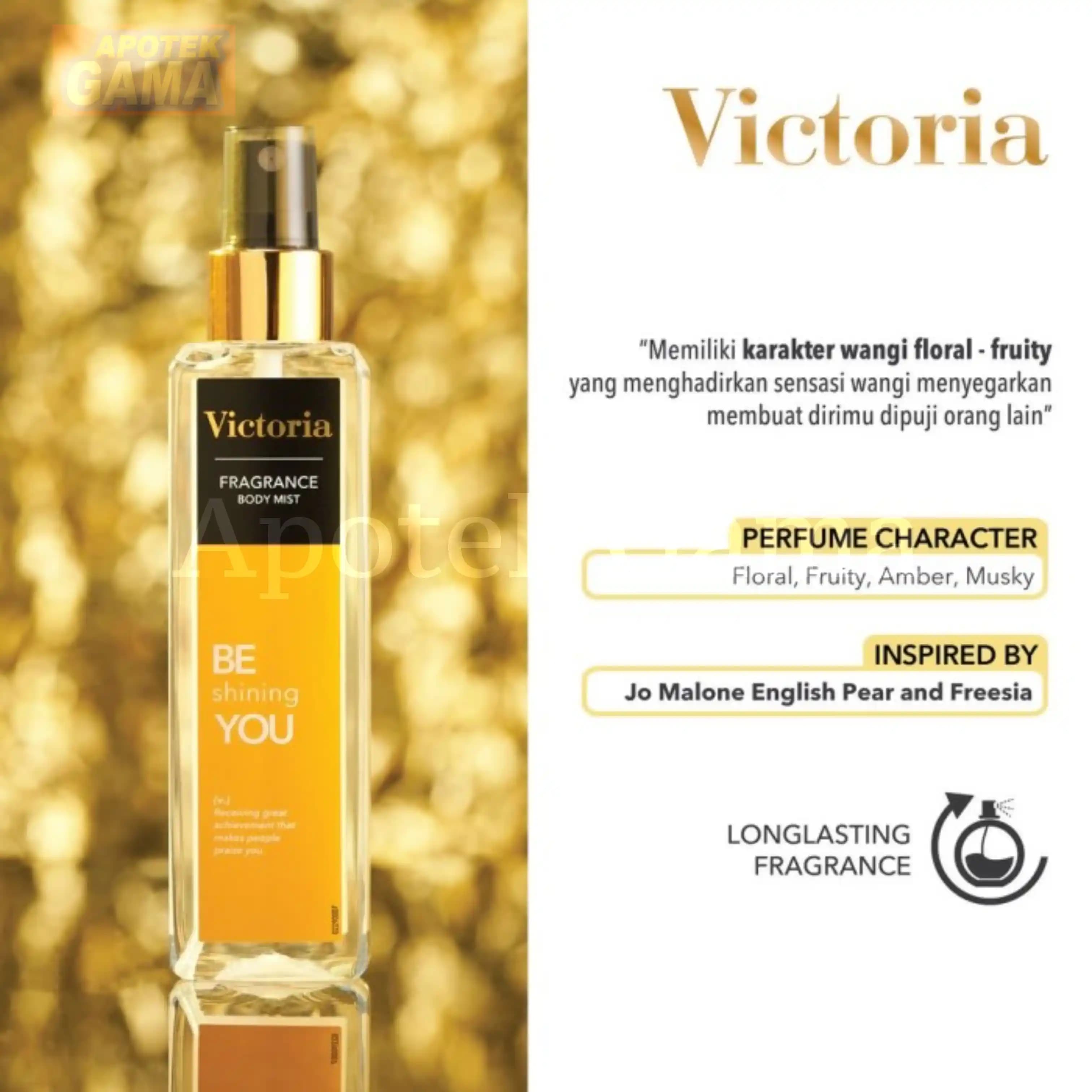 VICTORIA FRAGRANCE BODY MIST SHINING 100 ML 2