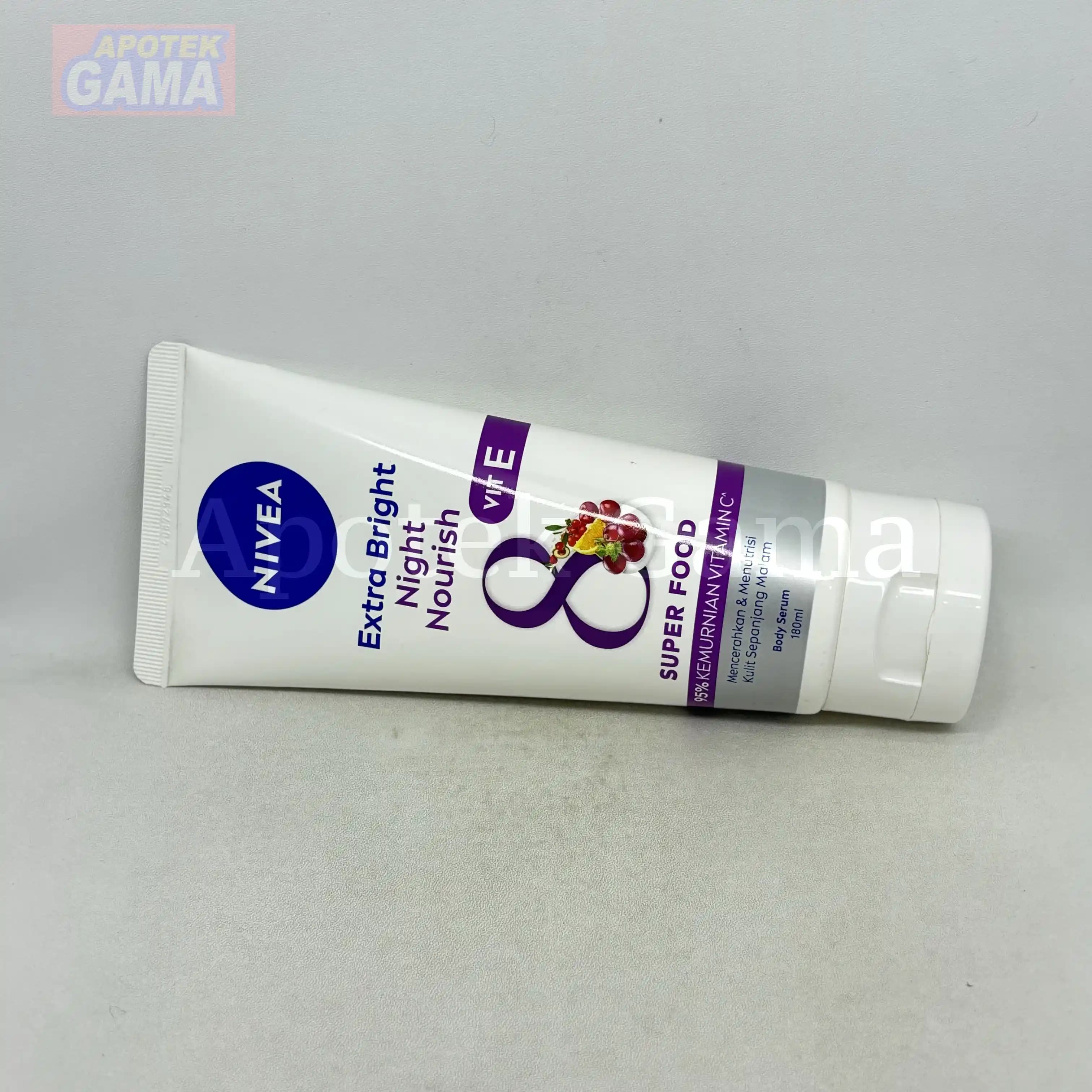 NIVEA EXTRA WHITE BODY SERUM NIGHT NOURISH 180ML 5