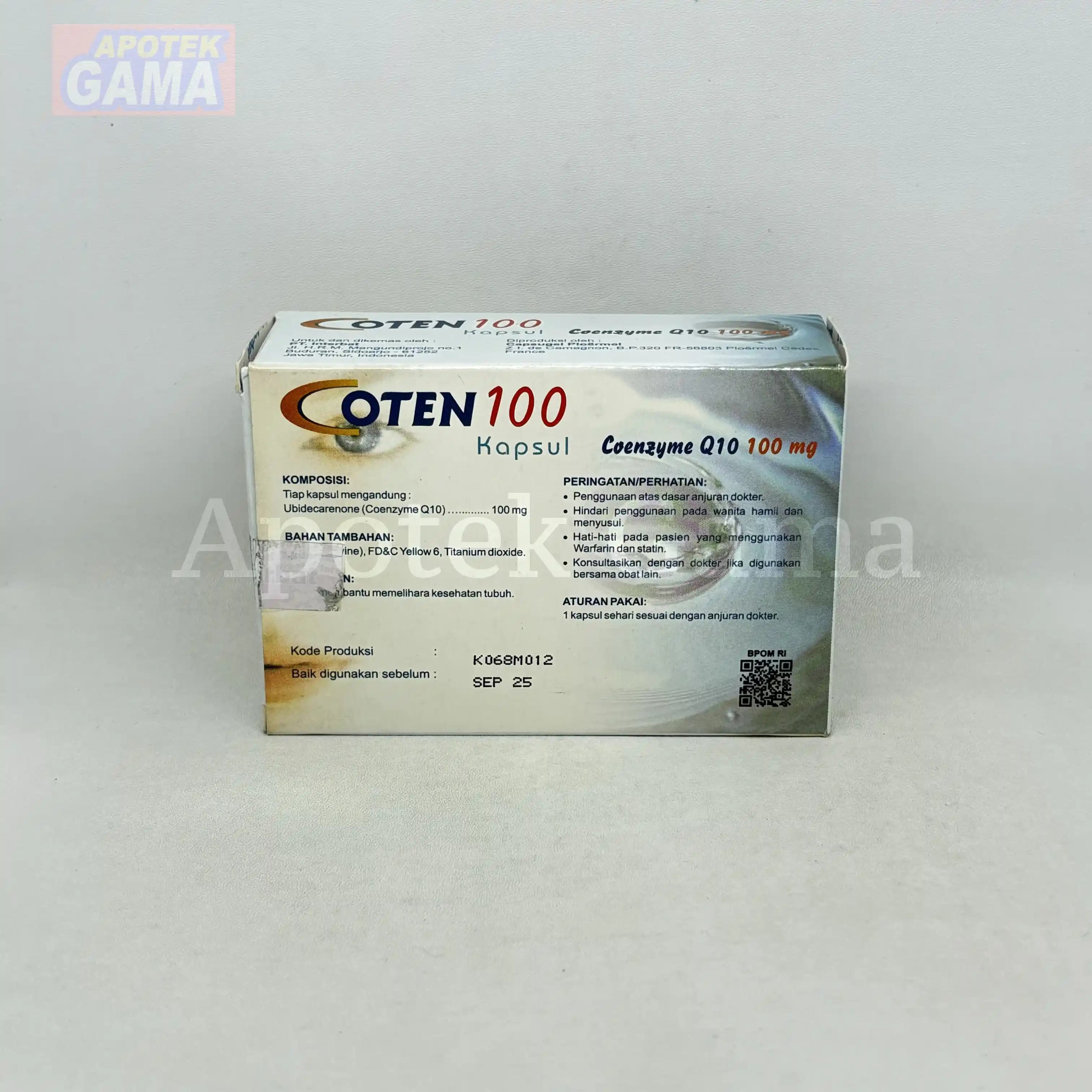 COTEN 100 MG 4