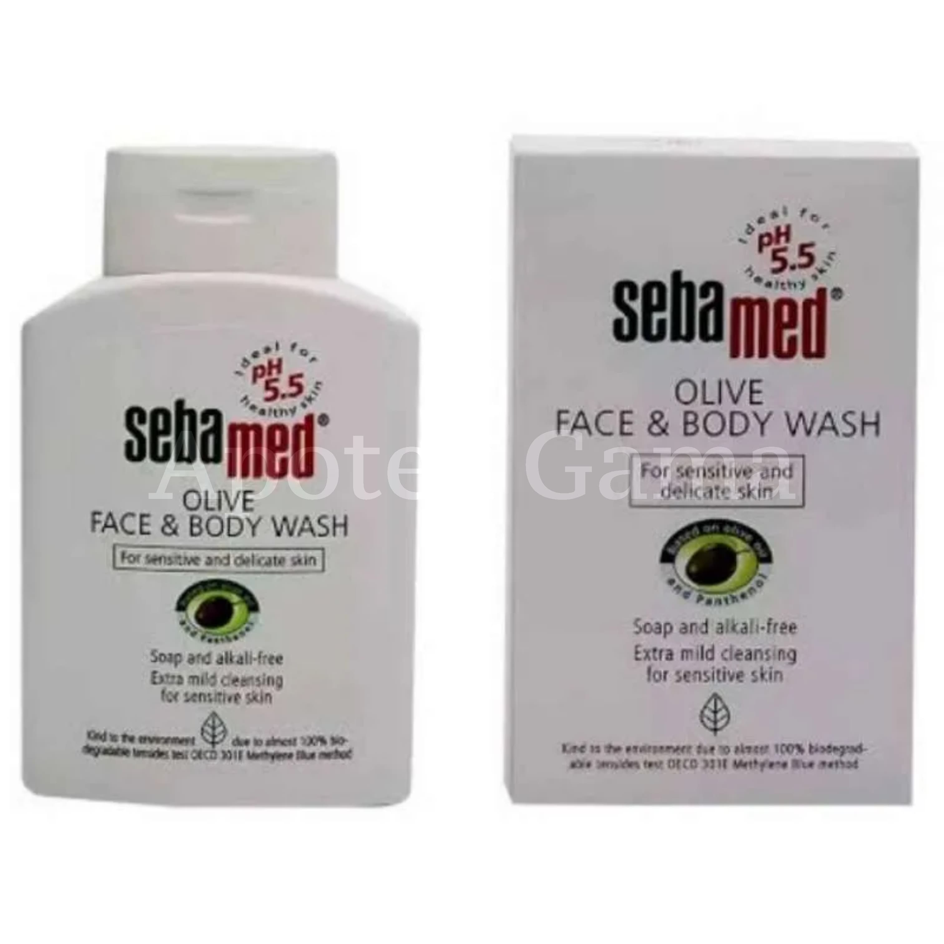 SEBAMED OLIVE FACE & BODY WASH 200ML