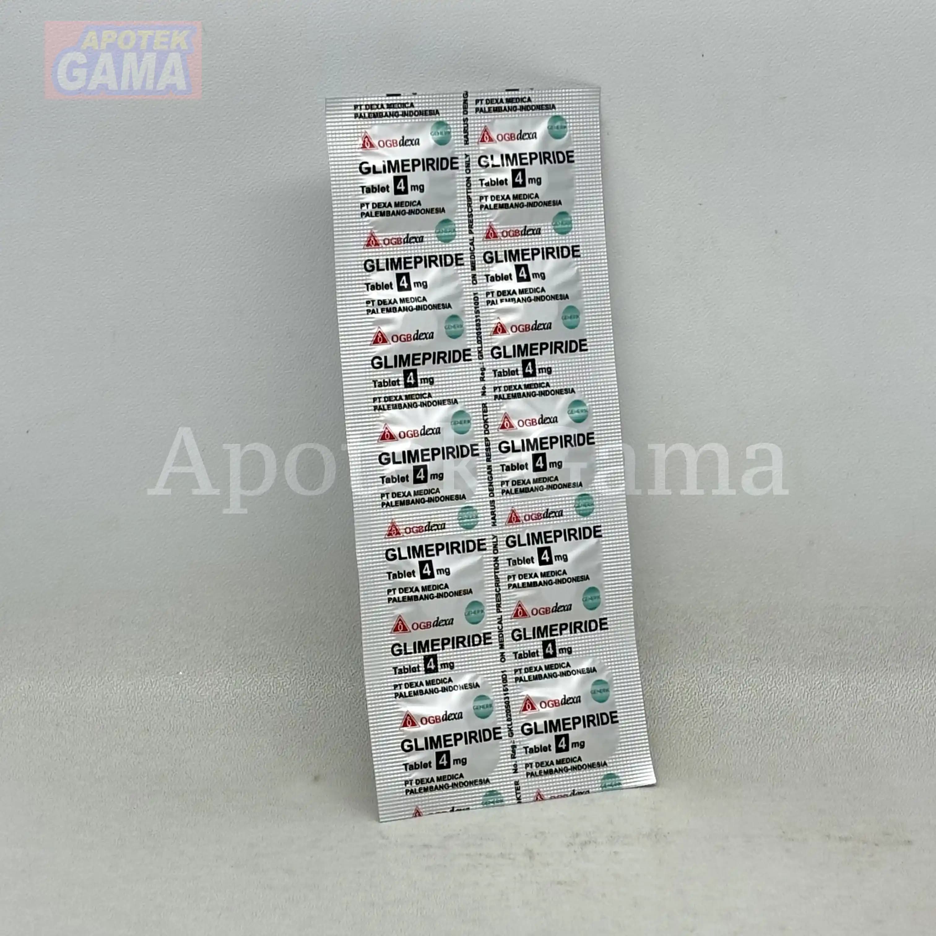 GLIMEPIRIDE 4 MG 4