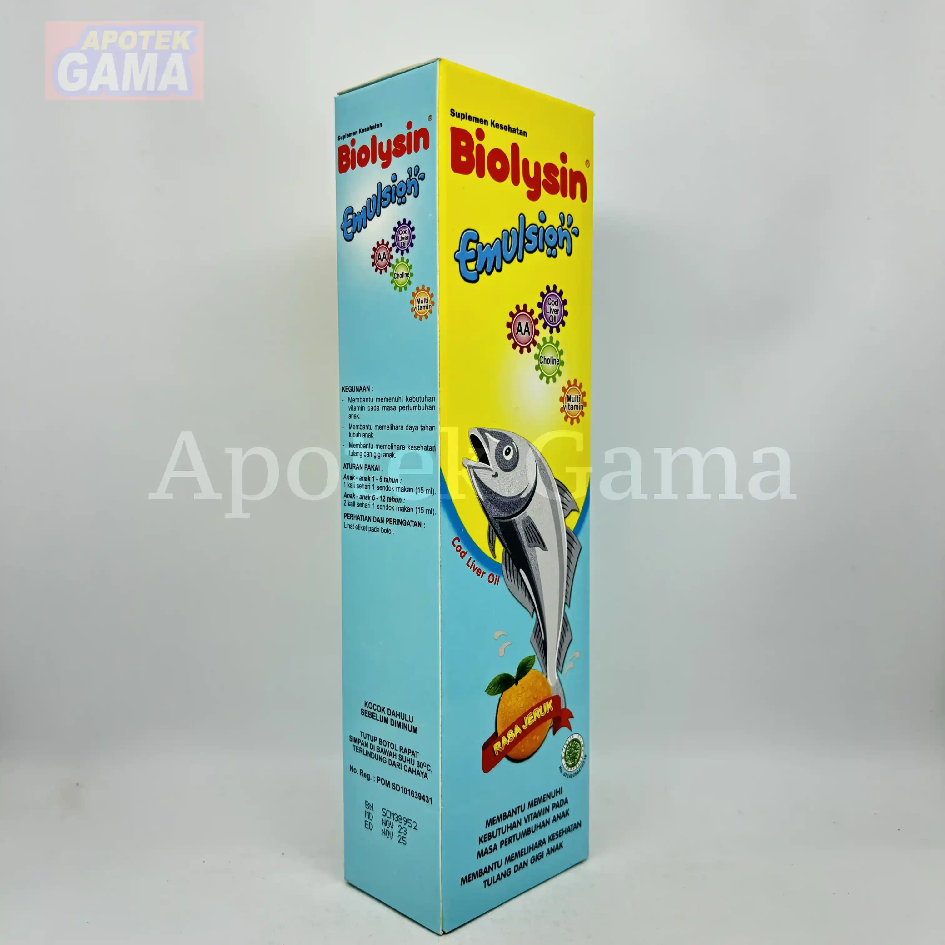 BIOLYSIN EMULSION JERUK 250ML 4