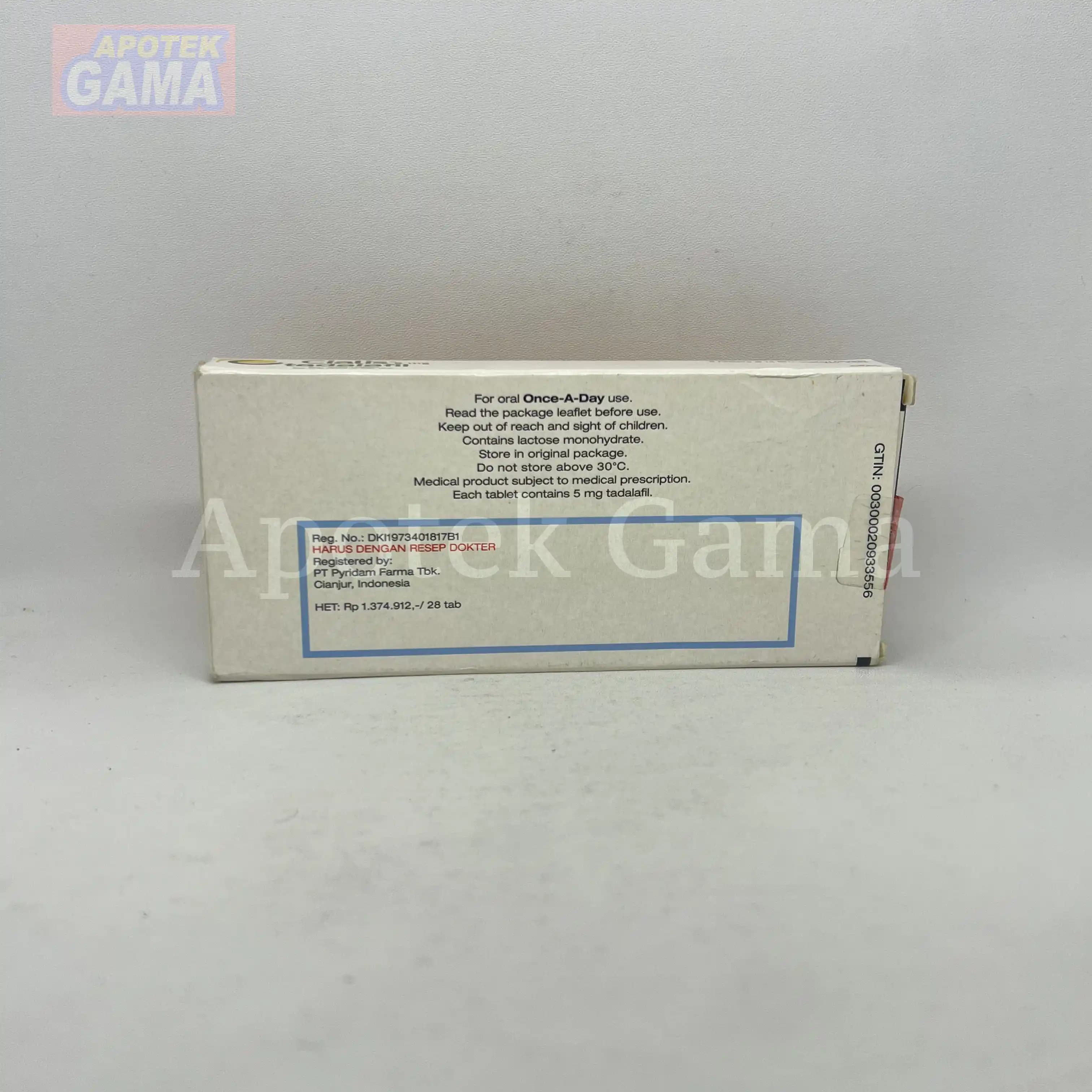 CIALIS 5 MG TABLET 5
