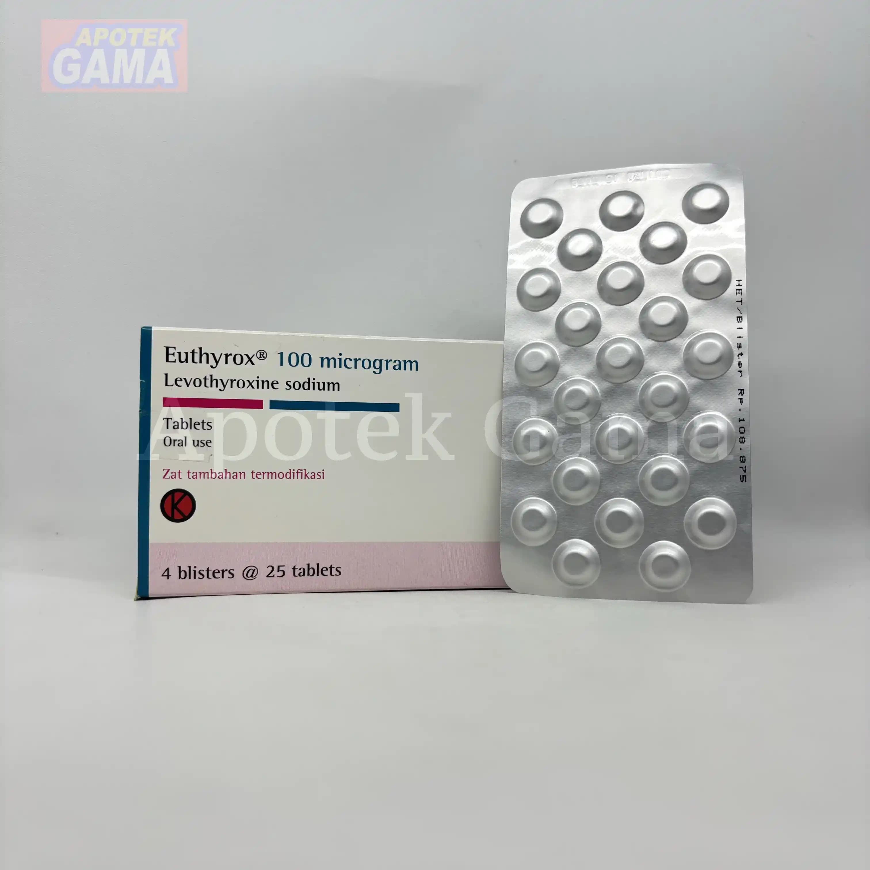 EUTHYROX TAB 100 4