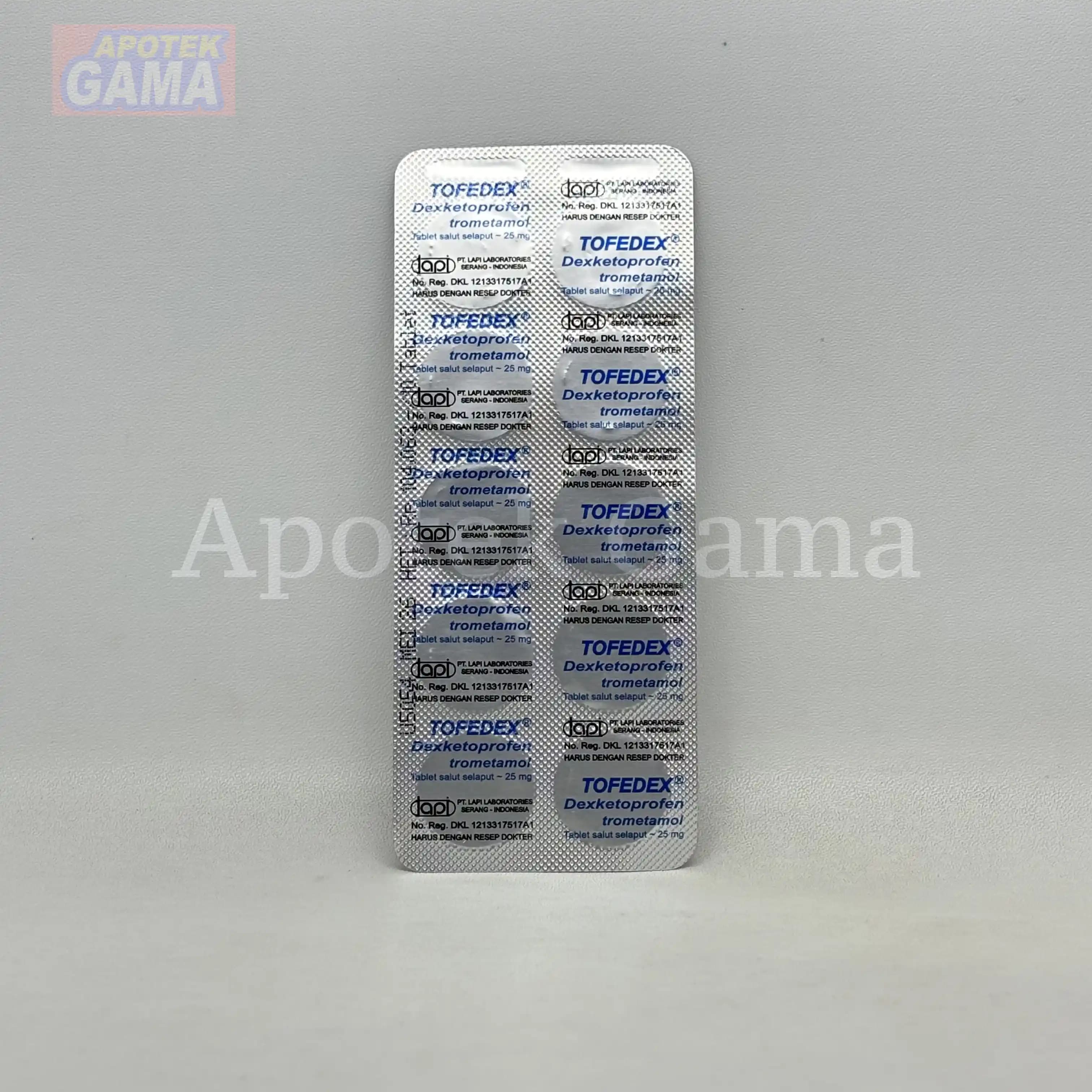 TOFEDEX 25MG/30 TAB 5