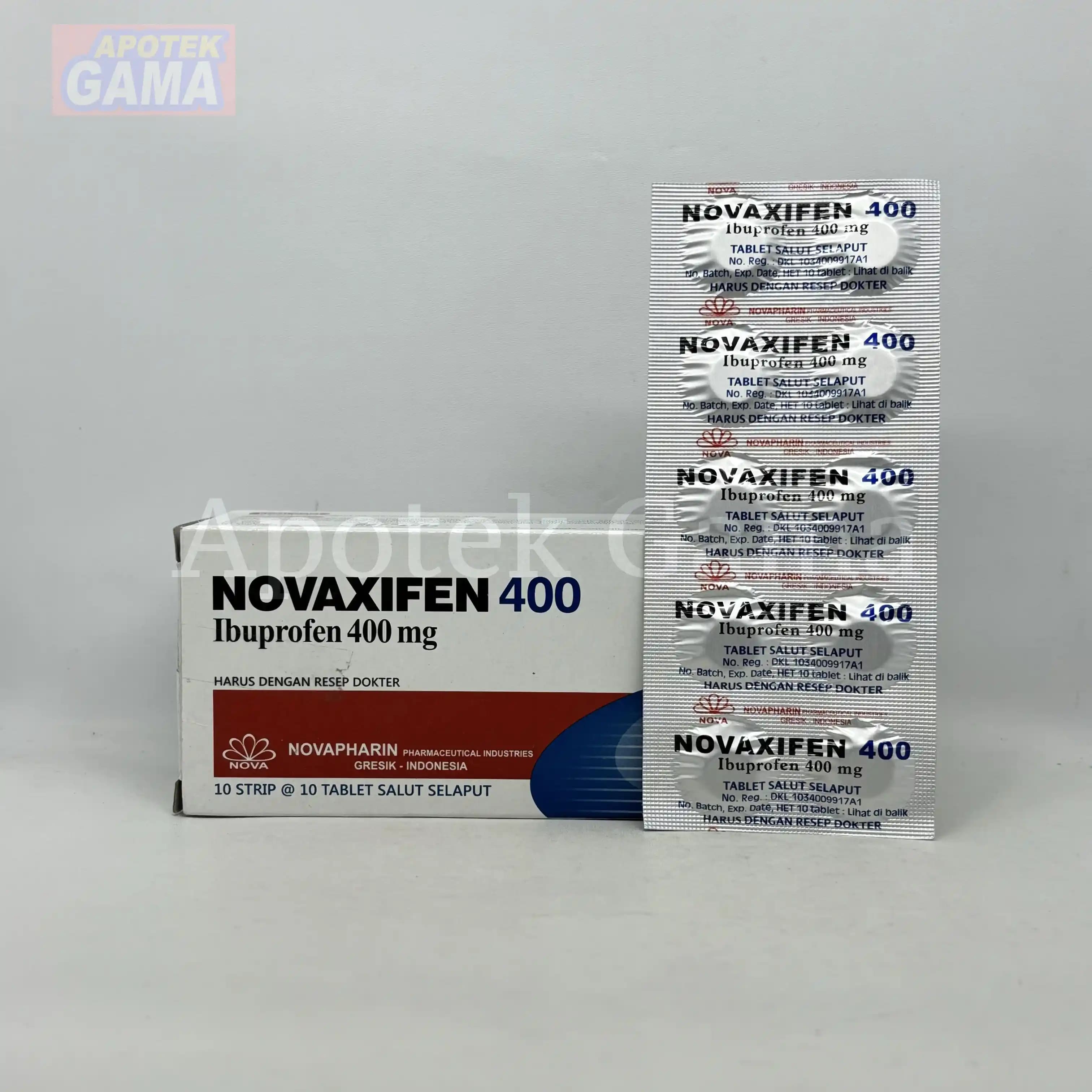 NOVAXIFEN TAB 400MG 4