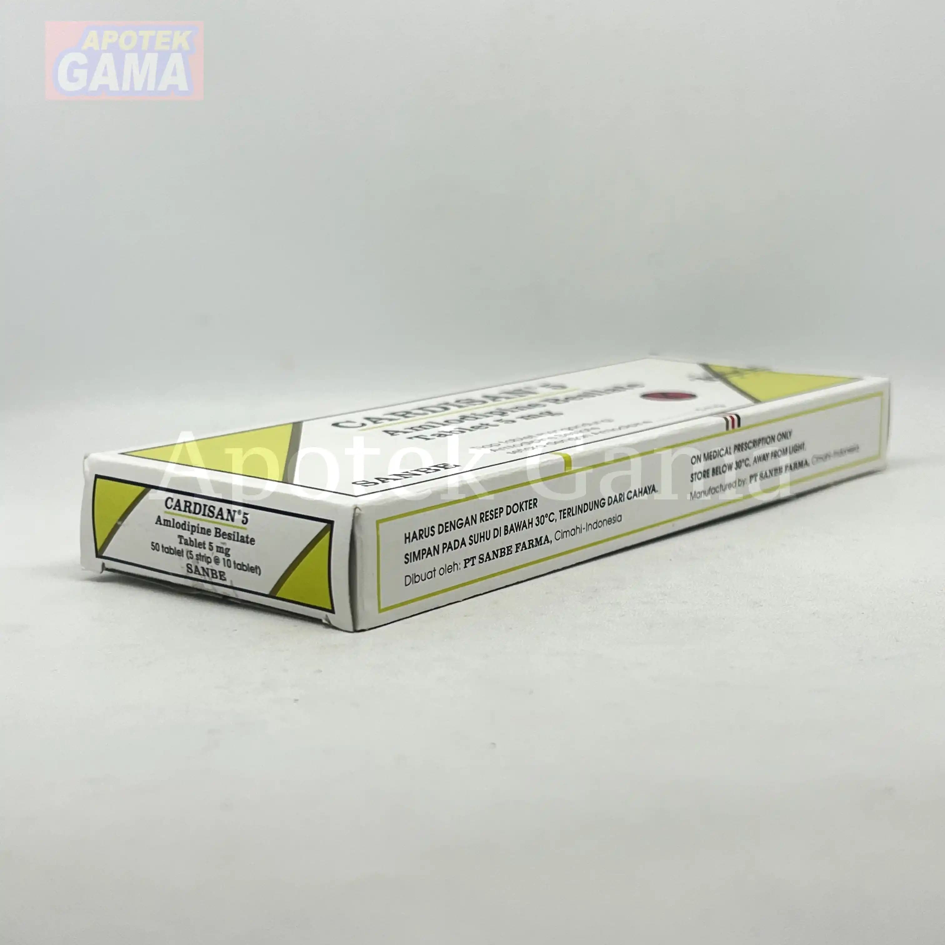CARDISAN TAB 5 MG 3