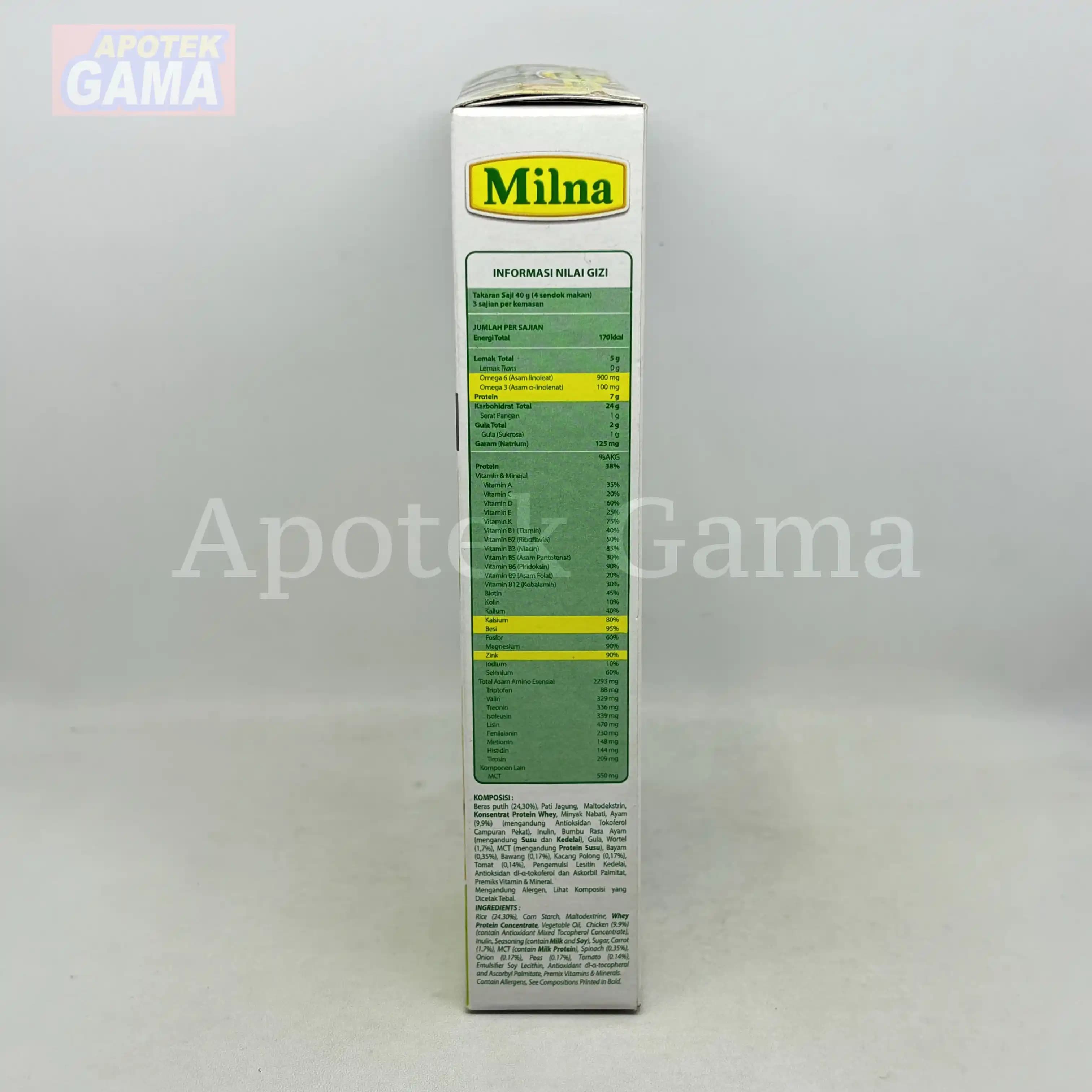 MILNA WGAIN 6+ AYAM KACANG POLONG 120 GR 4