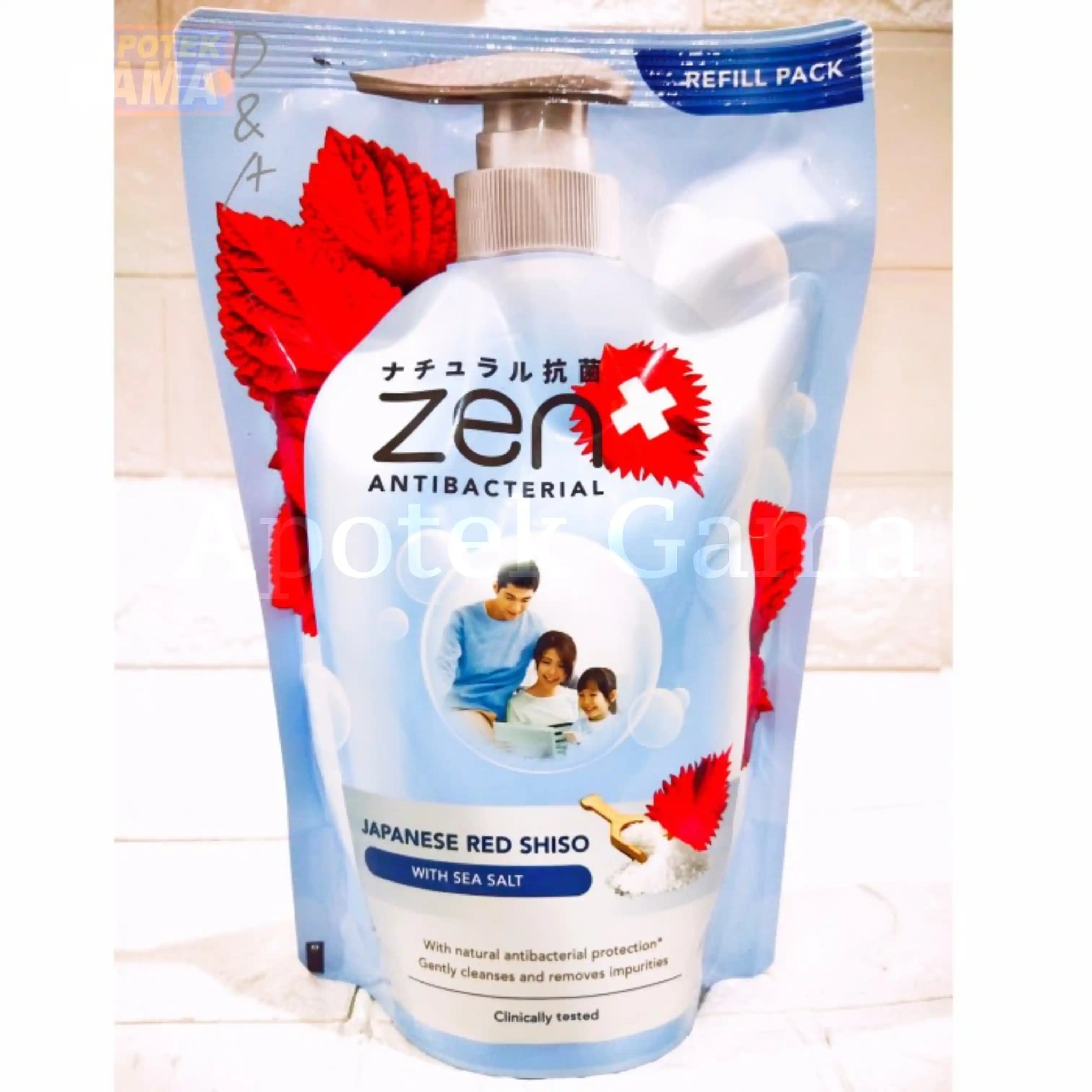 ZEN BODY WASH SEA SALT REFIL 450ML 2