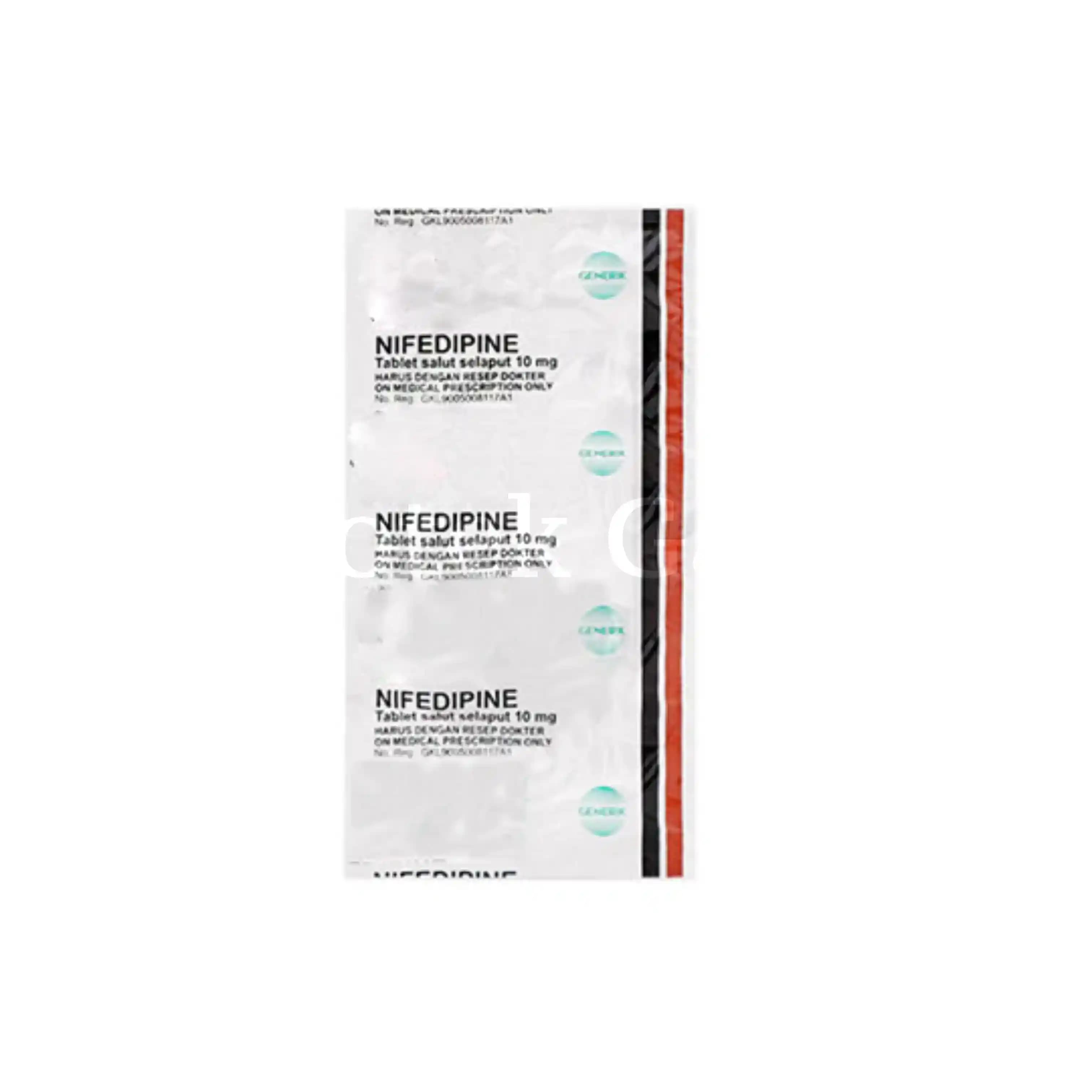 NIFEDIPINE TAB 10 (GEN) 2