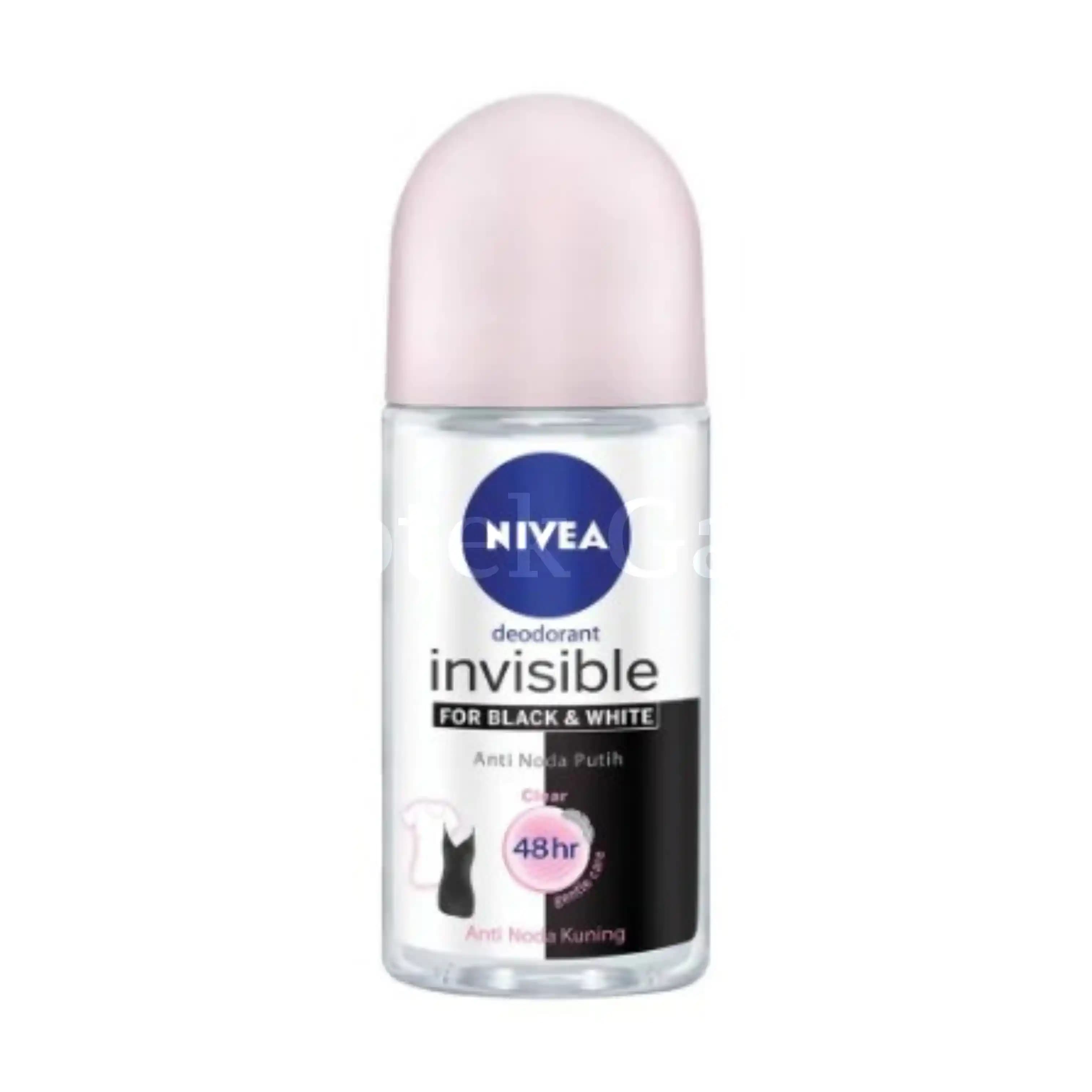 NIVEA DEODORANT BLACK & WHITE INV CLEAR 25 ML