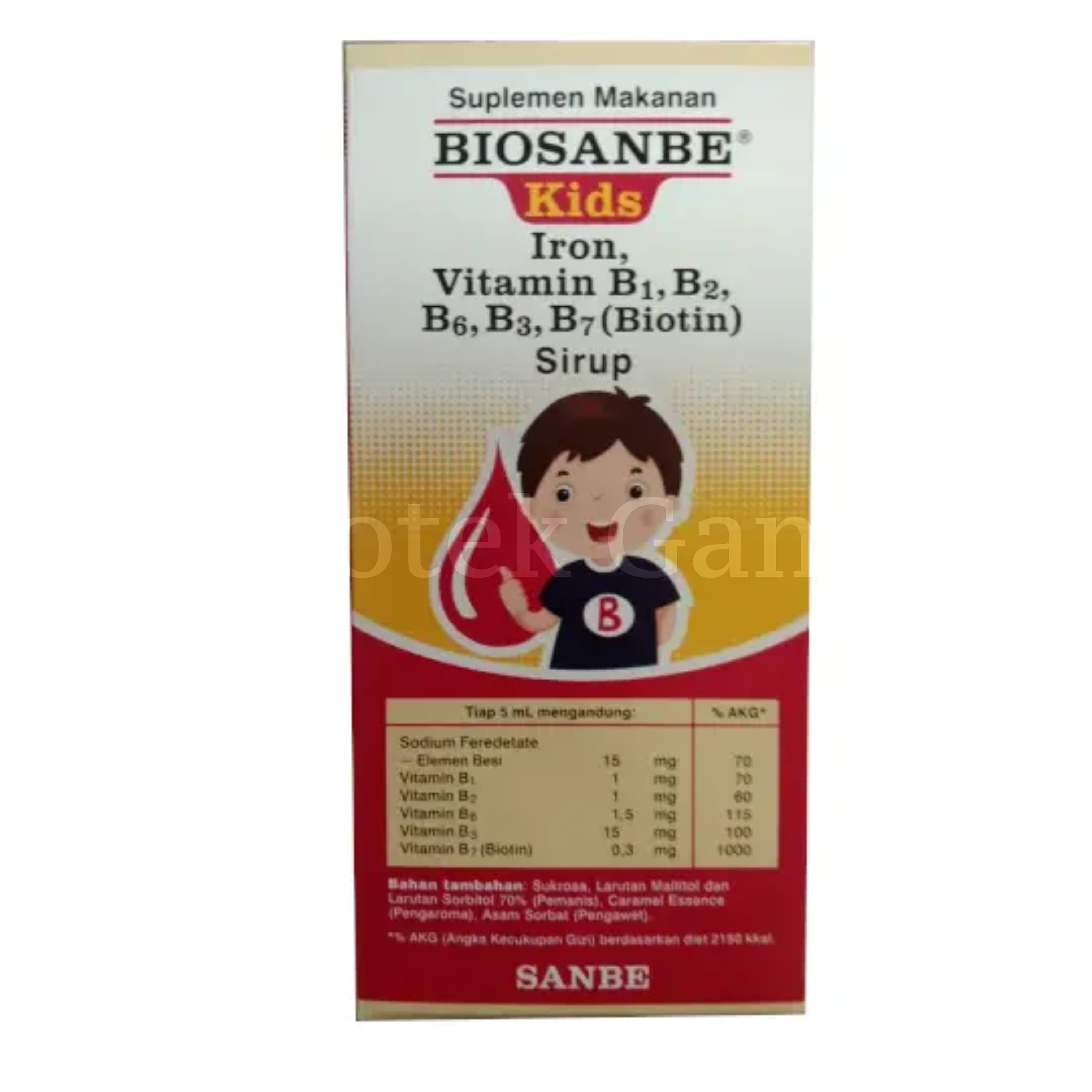 BIOSANBE KIDS SYR 120ML