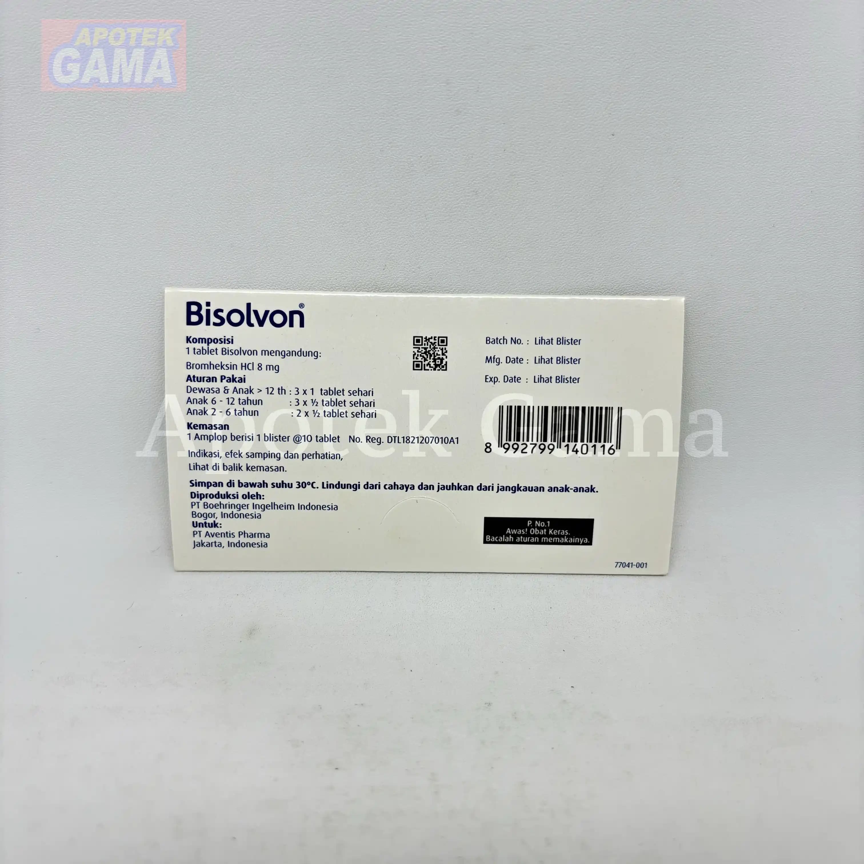 BISOLVON TAB /10 2